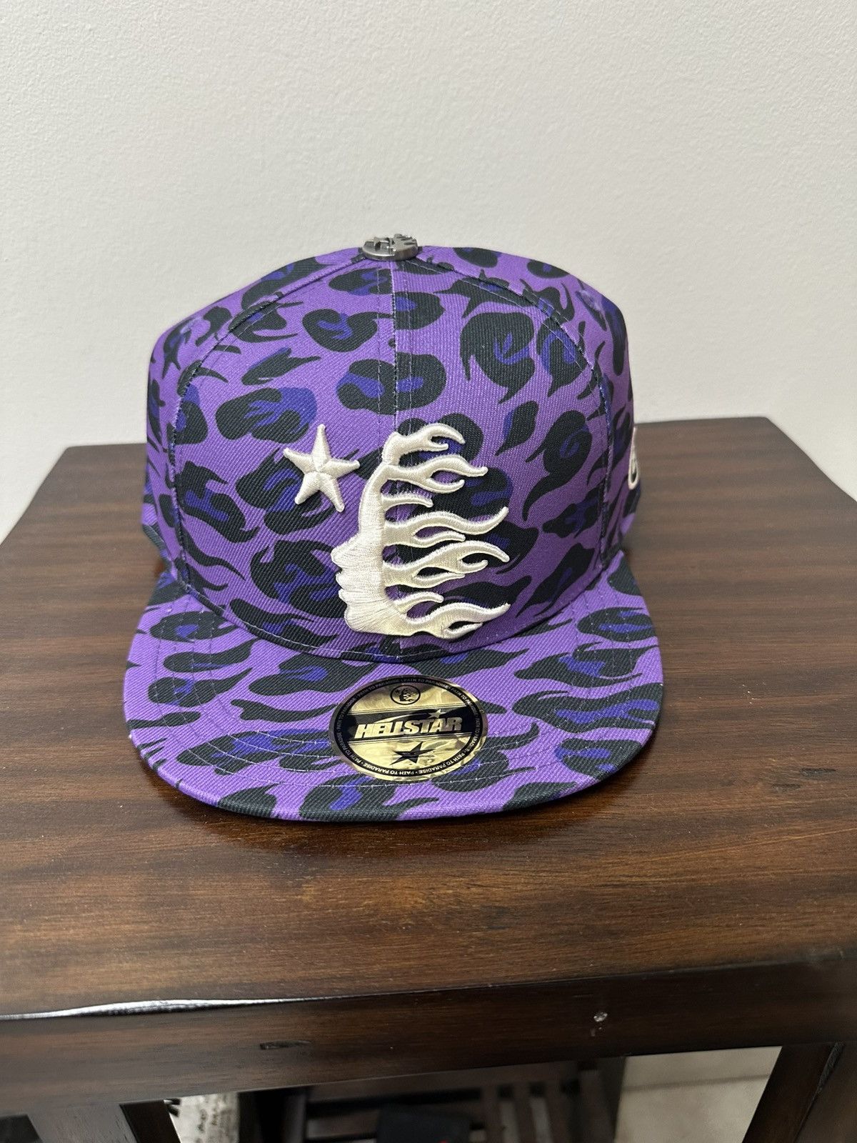 Hellstar cap / Cheetah Print Fitted Hat Hellstar Cheetah Print