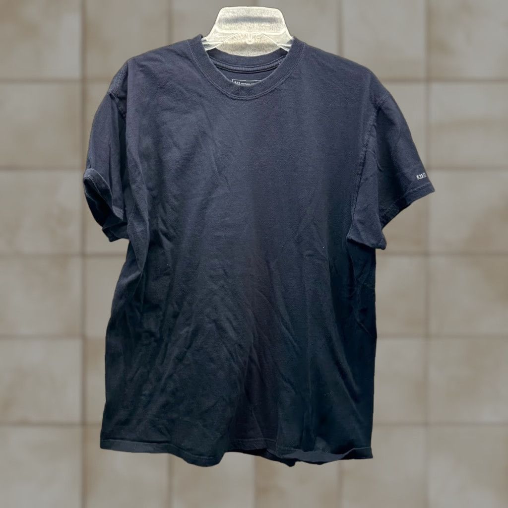 Vintage 5.11 Tactical Shirt XL Blue Cotton Short Sleeve Crew Neck Pullover Mens T-Shirt Basic Athletic USA 5.11 Size US XL / EU 56 / 4 - 1 Thumbnail