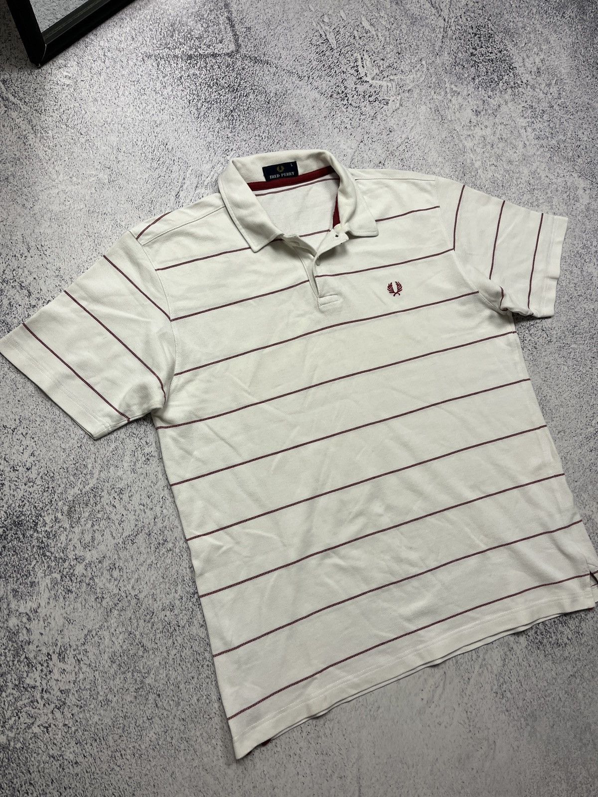 Fred Perry Fred Perry Casual Polo Shirt Streetwear Hype Mini Logo Sz L Size US M / EU 48-50 / 2 - 4 Thumbnail