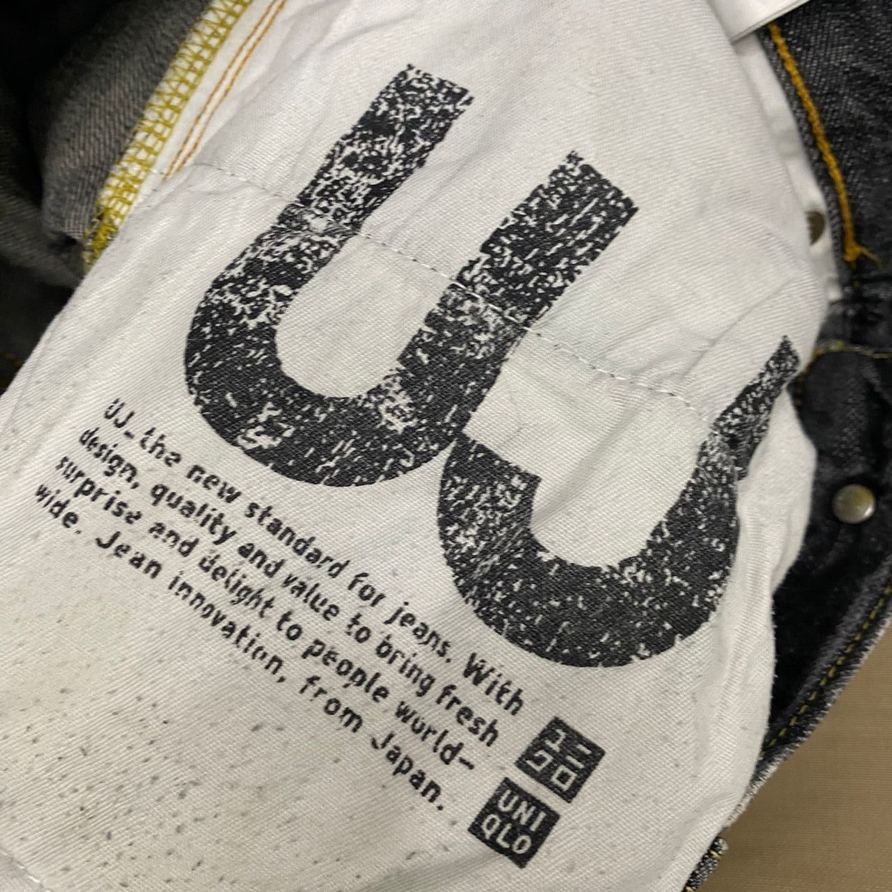 Japanese Brand 💥Best Offer💥Vintage Uniqlo Jeans Distressed Denim Size US 35 - 16 Thumbnail