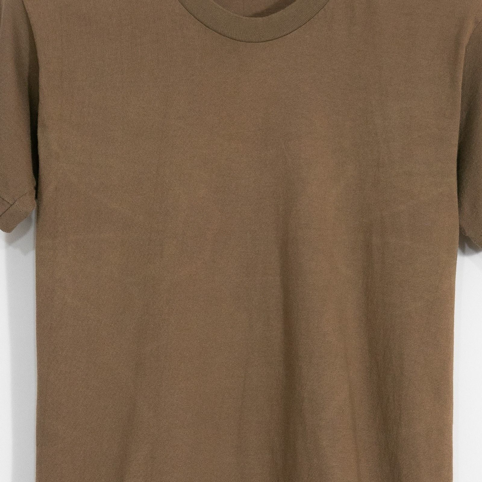 Vintage Vintage 90s Blank Brown T Shirt Mens Medium - Single Stitch Size US M / EU 48-50 / 2 - 3 Thumbnail