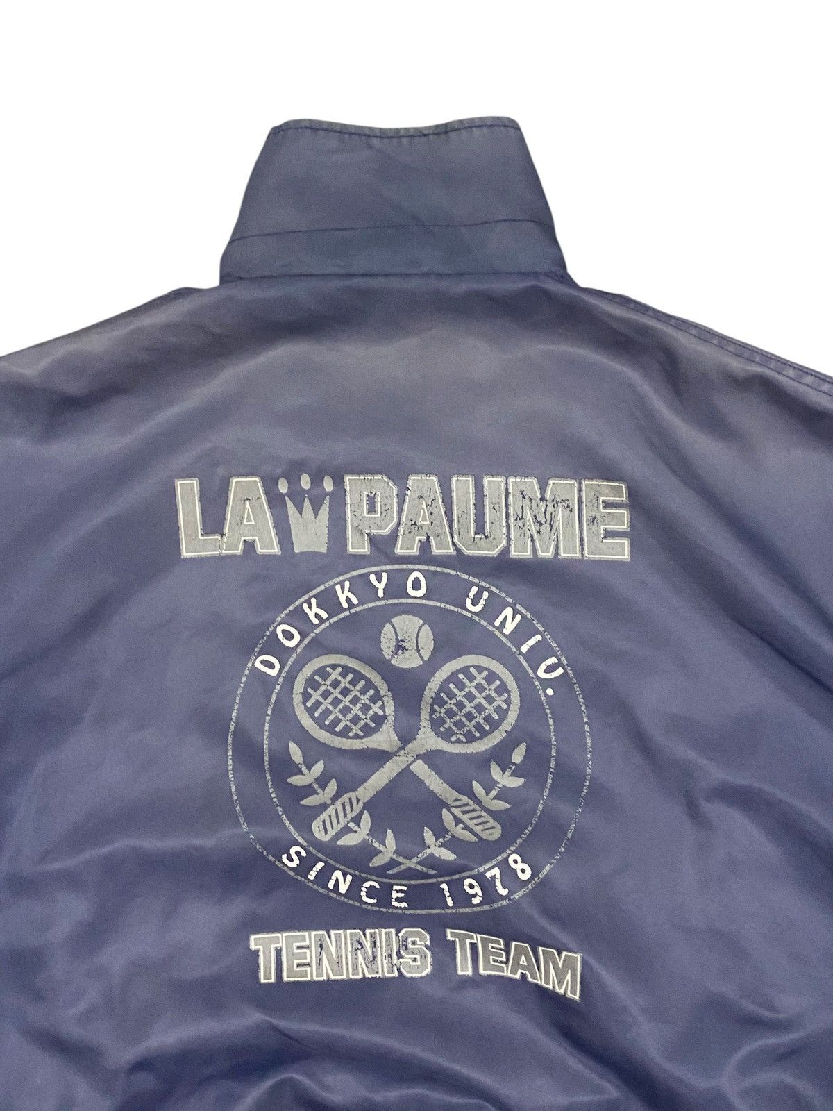 Japanese Brand × Vintage Vtg La Paume Tennis Team Bomber Jacket Size US L / EU 52-54 / 3 - 4 Thumbnail