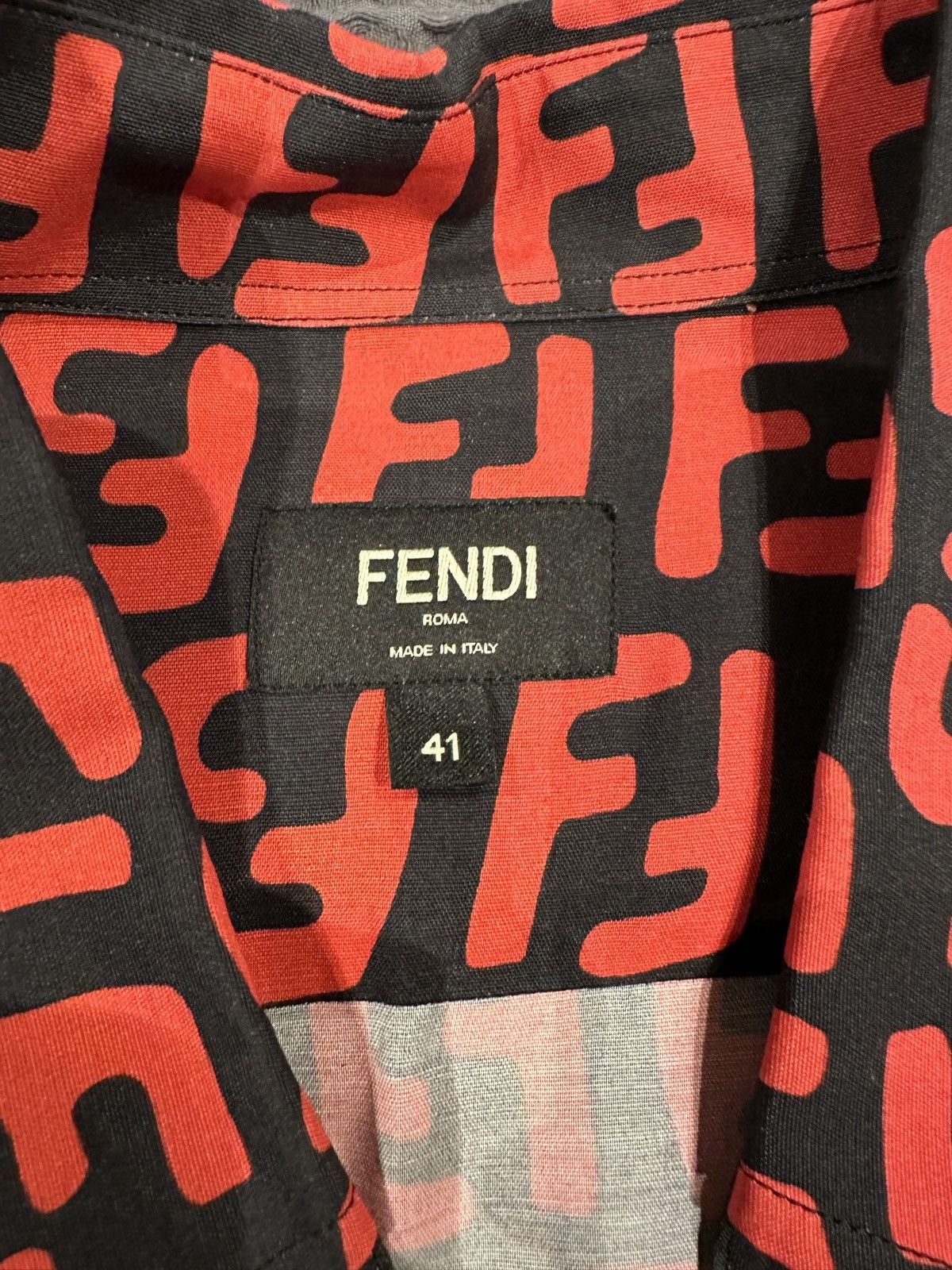 Fendi Fendi Shirt Short Sleeve Size US M / EU 48-50 / 2 - 2 Thumbnail