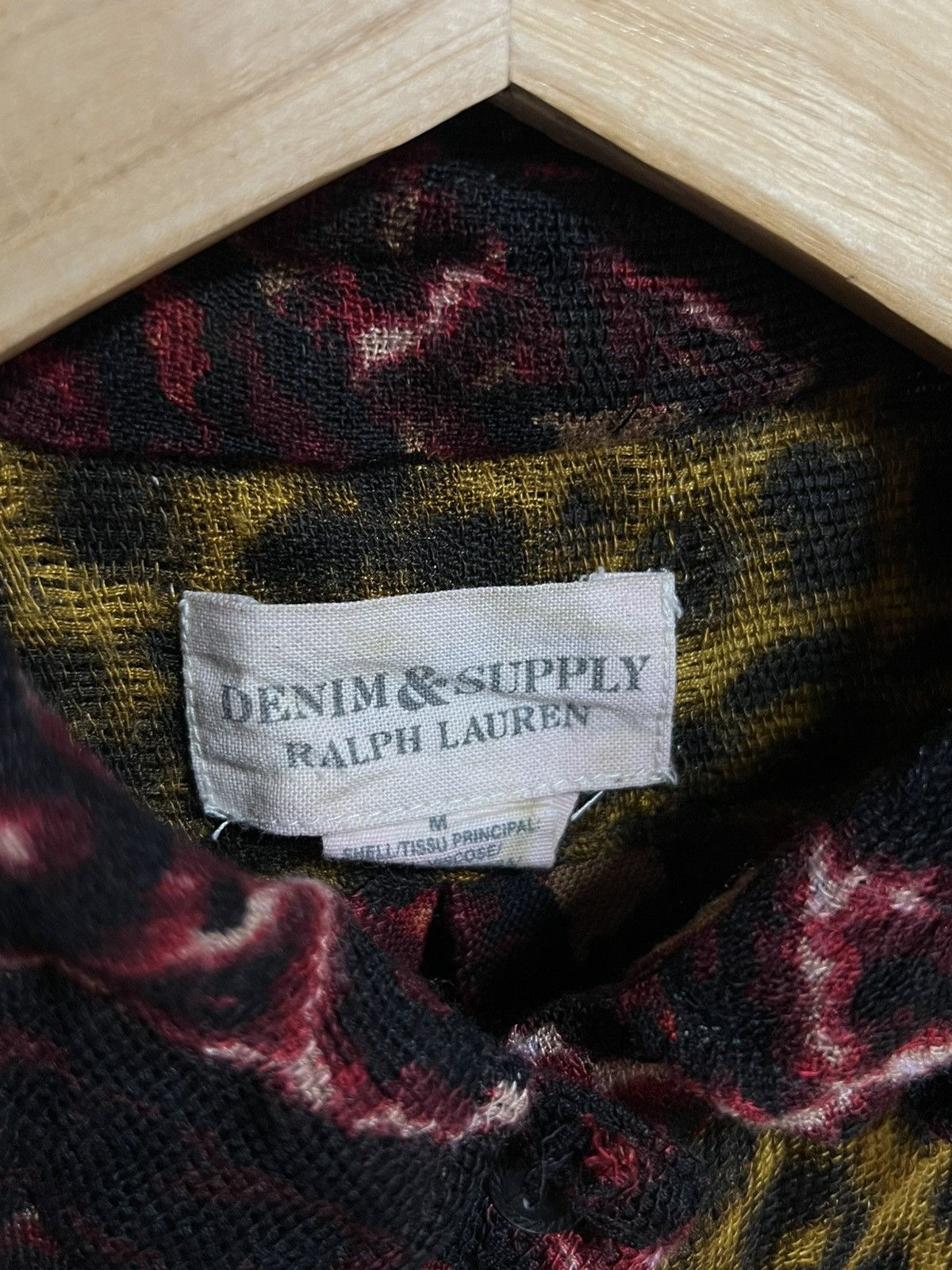 Denim & Supply Ralph Lauren Denim&Supply Ralph Laurent Leopard Print Mesh Button Shirt Size M / US 6-8 / IT 42-44 - 4 Thumbnail