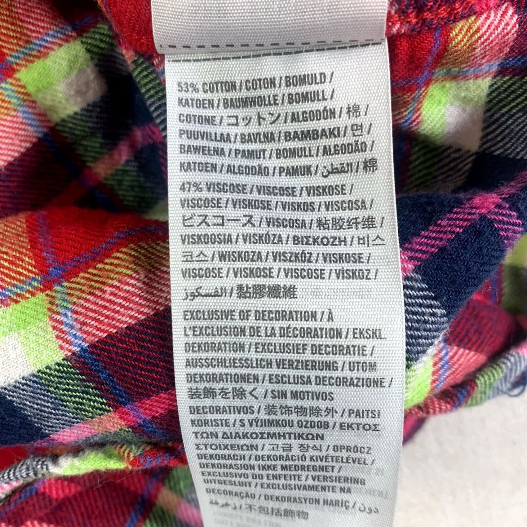 Abercrombie & Fitch VINTAGE Abercrombie Fitch Flannel Shirt Womens Small Red Button Up Plaid Preppy Size S / US 4 / IT 40 - 5 Thumbnail