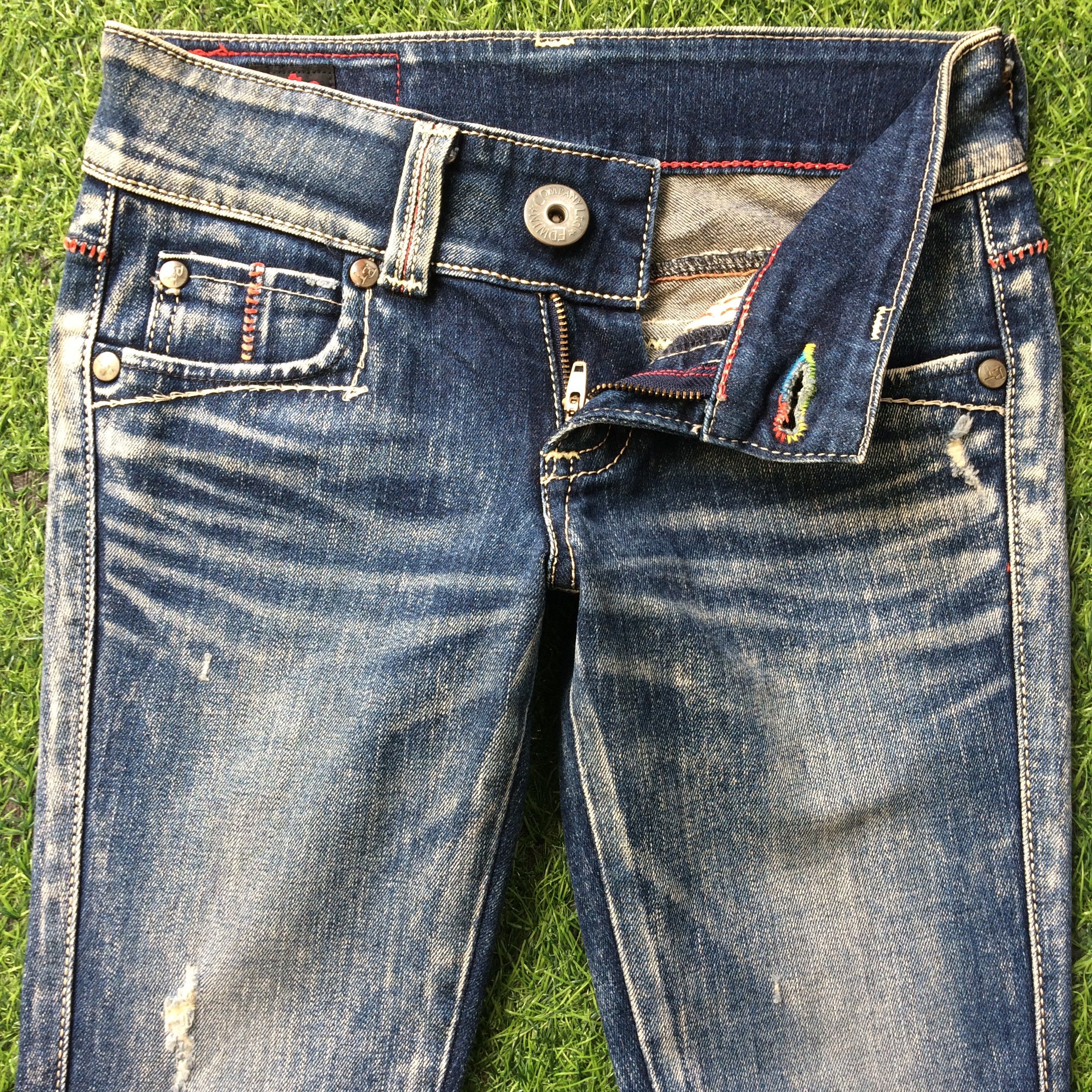 Designer × Edwin × Japanese Brand Japanese Miss Edwin Jeans #D-576 Size 26" / US 2 / IT 38 - 4 Thumbnail