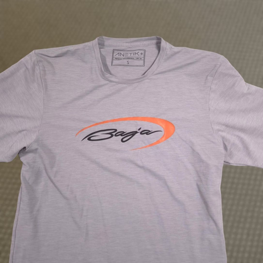 Vintage VINTAGE ANETIK Baja Shirt Mens S Gray UPF 30+ UV Sun Protection Performance Tee Size US S / EU 44-46 / 1 - 1 Thumbnail