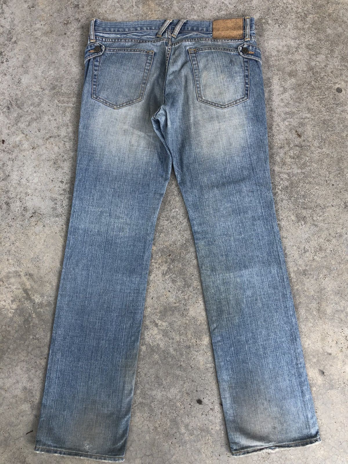 PPFM Japanese PPFM Double Waist Distressed Jeans Size US 33 - 2 Thumbnail