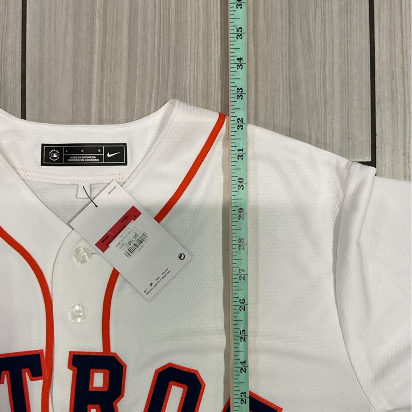 Nike Nike Astros White Brand New Jersey Size US L / EU 52-54 / 3 - 7 Thumbnail