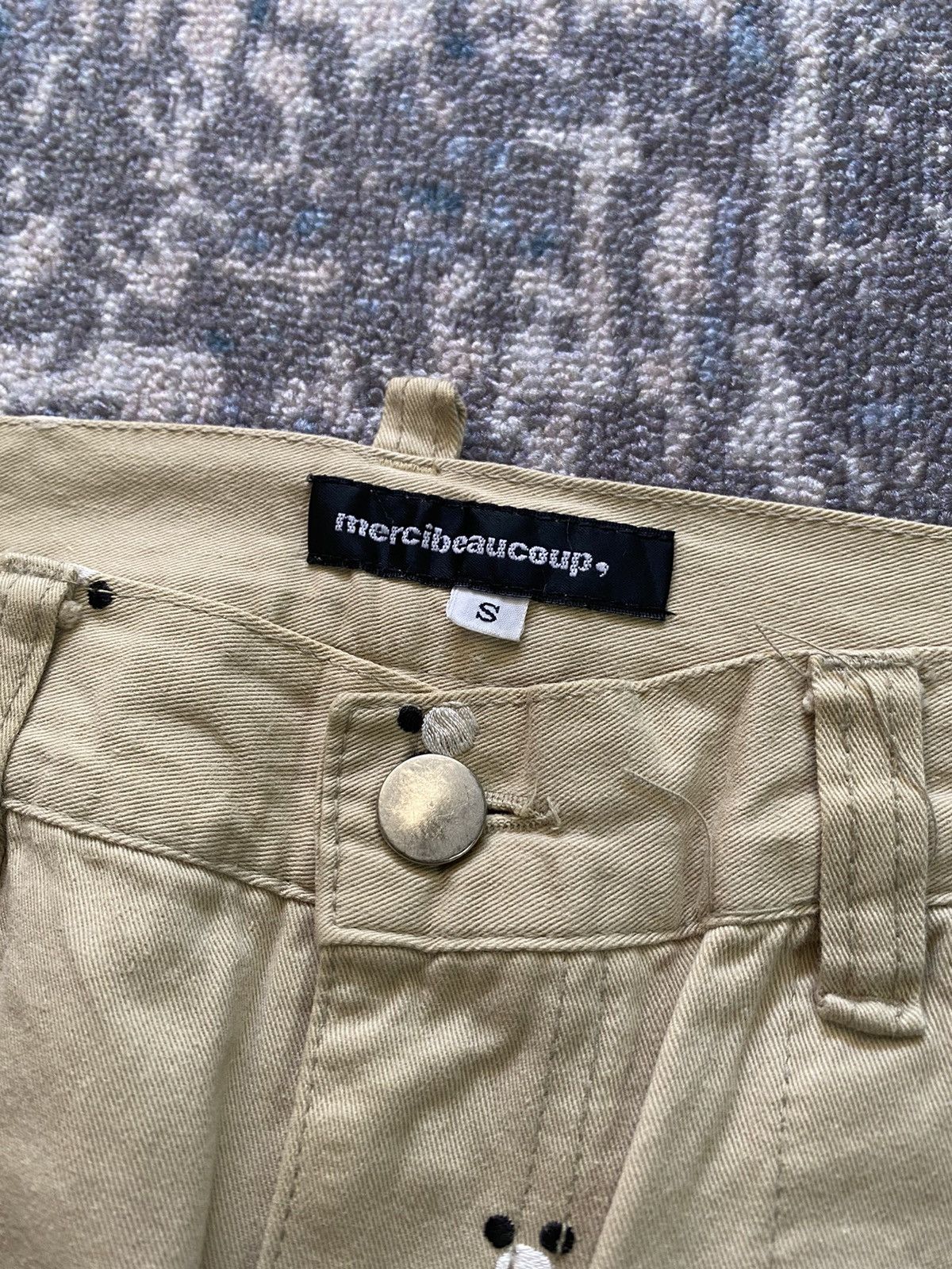 Issey Miyake × Japanese Brand × mercibeaucoup Japanes mercibeaucoup issey miyake Emboidery Casual Pants Size US 30 / EU 46 - 6 Thumbnail