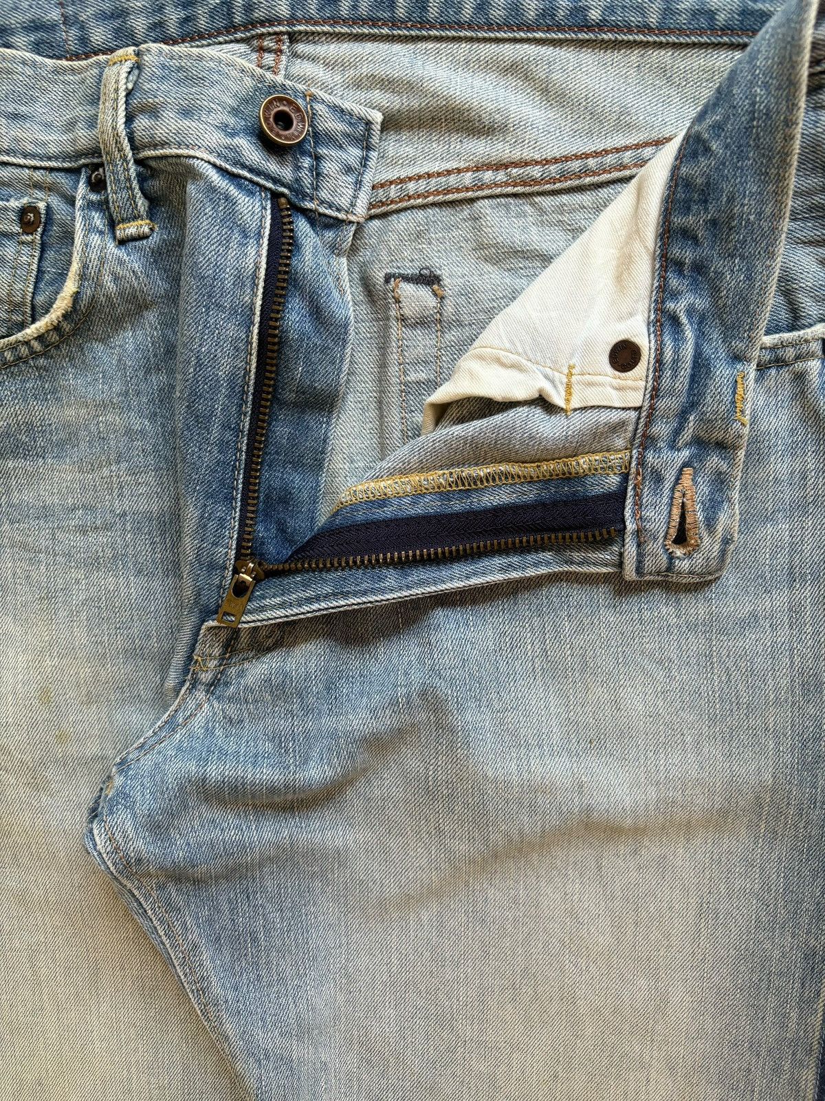 Edwin × Japanese Brand Vintage Japanese Edwin 505zx Selvedge Custom Flare Jeans Size US 32 / EU 48 - 9 Thumbnail