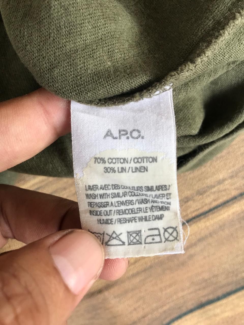 A.P.C. A.P.C. Big logo tee Size US XL / EU 56 / 4 - 4 Thumbnail