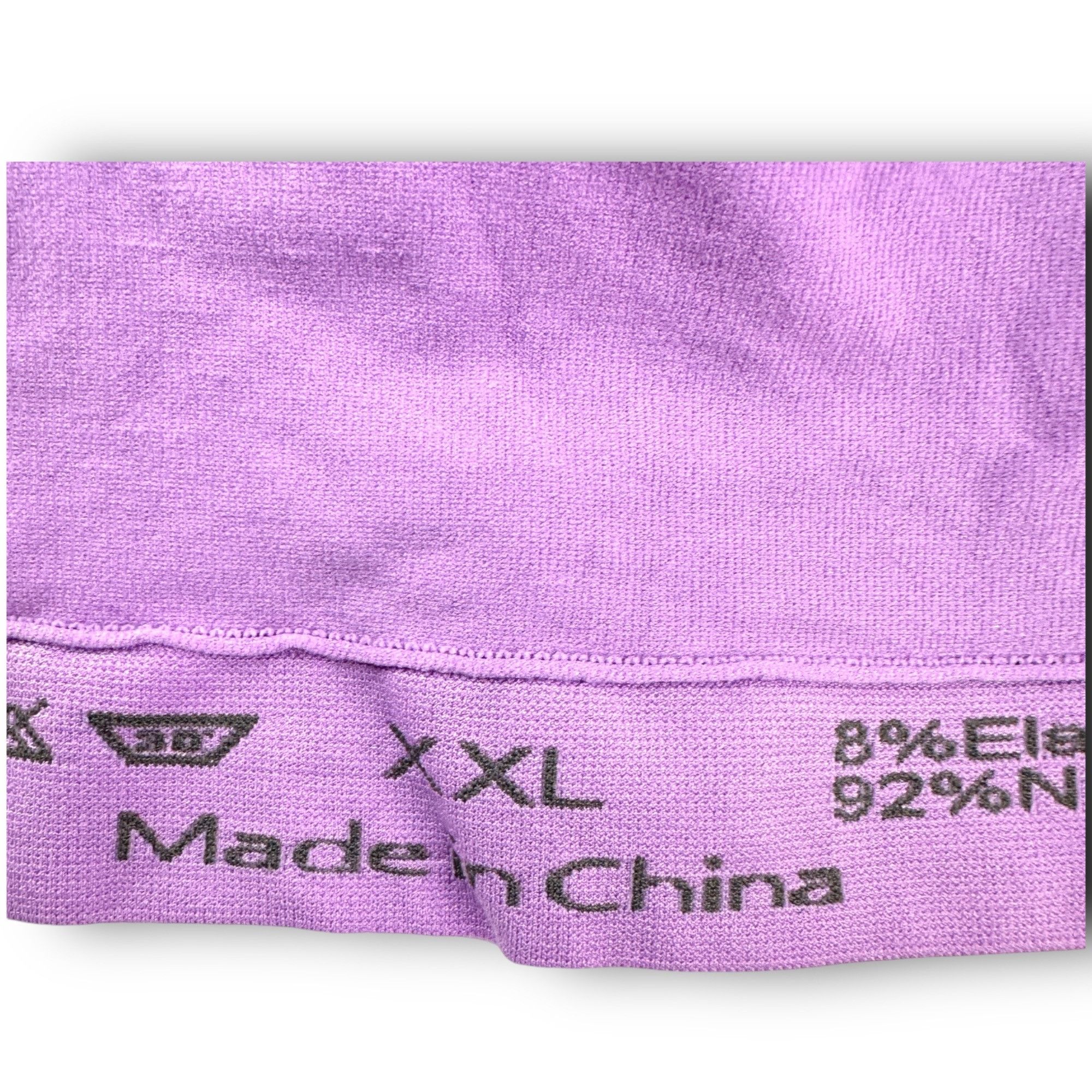 Other Seamless Sports Bras 2-Pack XXL Nylon & Elastane Comfortable Size ONE SIZE - 3 Thumbnail