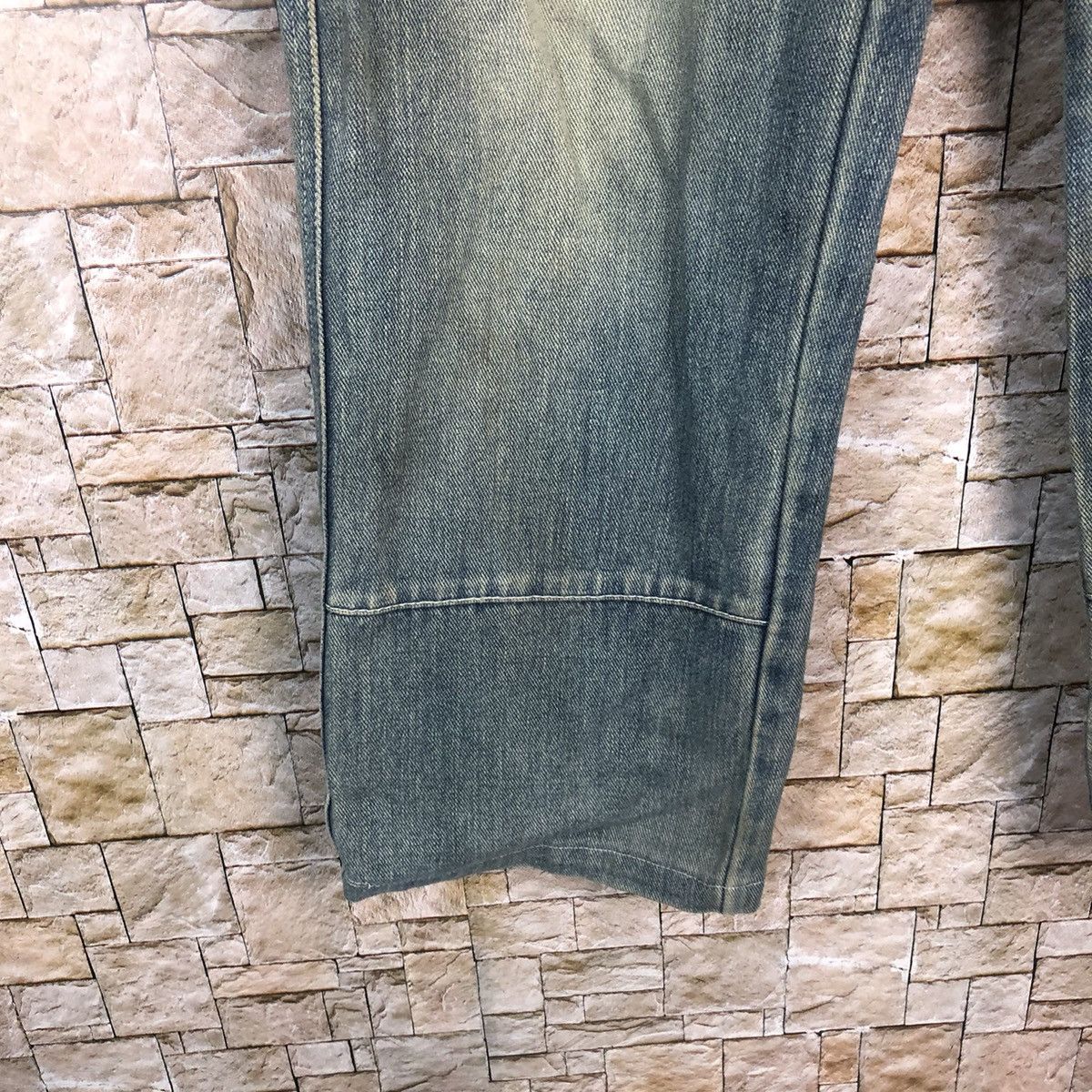 Japanese Brand Japan double knee vtg Denim faded Multipocket Pants #A73 Size US 31 - 12 Thumbnail