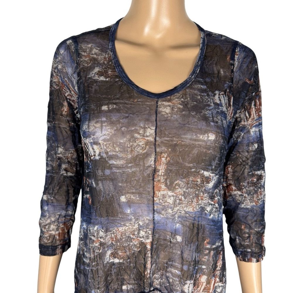 Other Comfy USA Sheer 3/4 Sleeve Cover Up Dress Size S Size S / US 4 / IT 40 - 2 Thumbnail