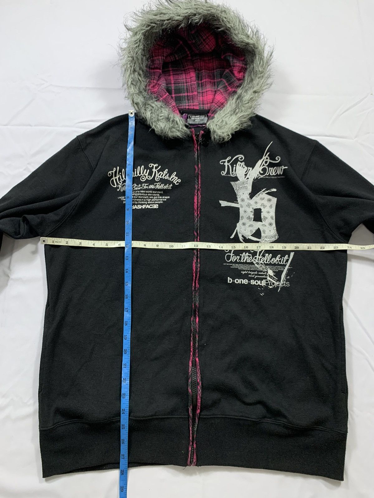 20471120 Crazy punk B one soul Japan Zip up Hoodie ifsix lgb style Size US XL / EU 56 / 4 - 6 Thumbnail