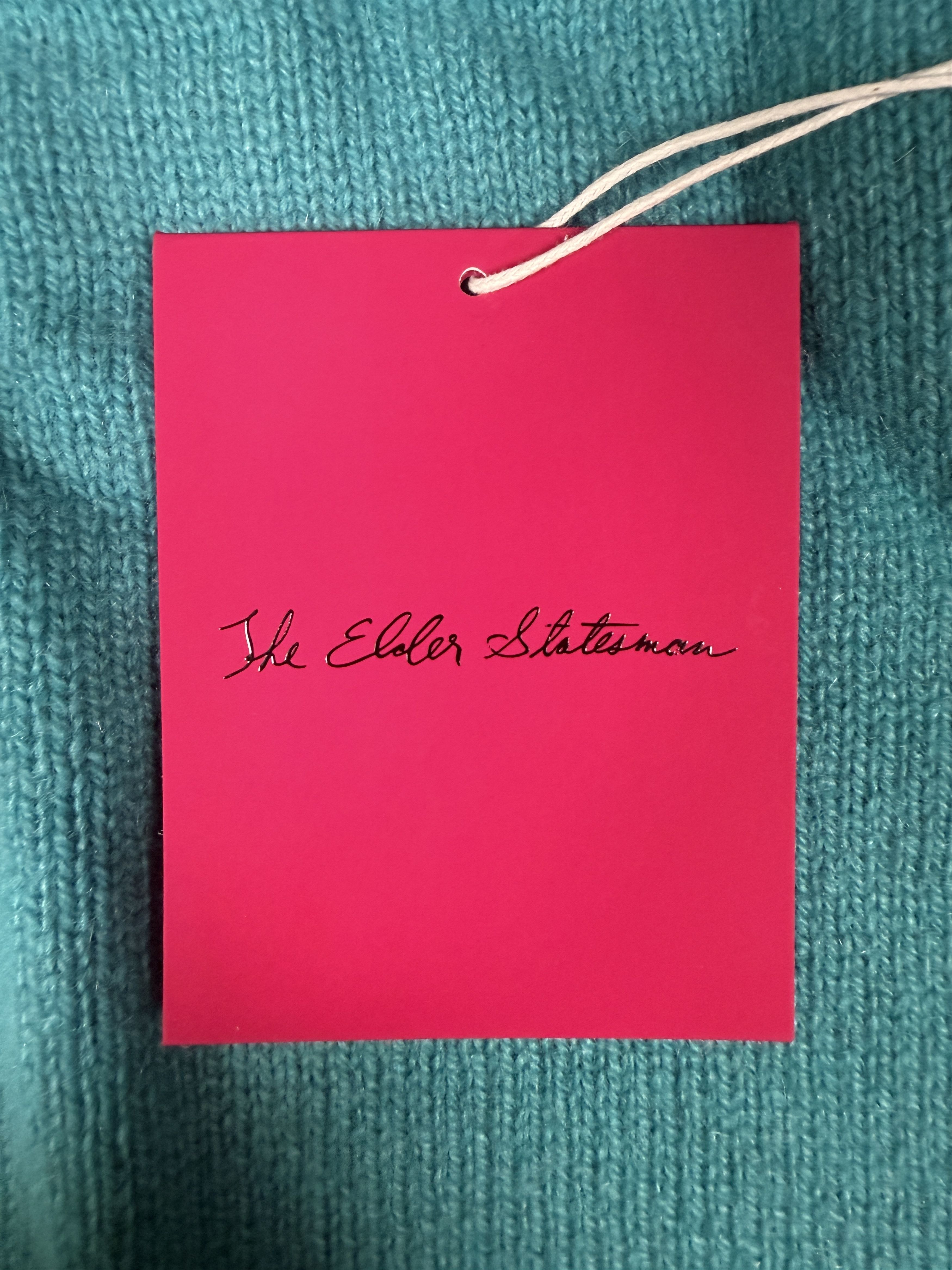The Elder Statesman $1195 The Elder Statesman Cashmere Simple Crew Size US XL / EU 56 / 4 - 5 Thumbnail