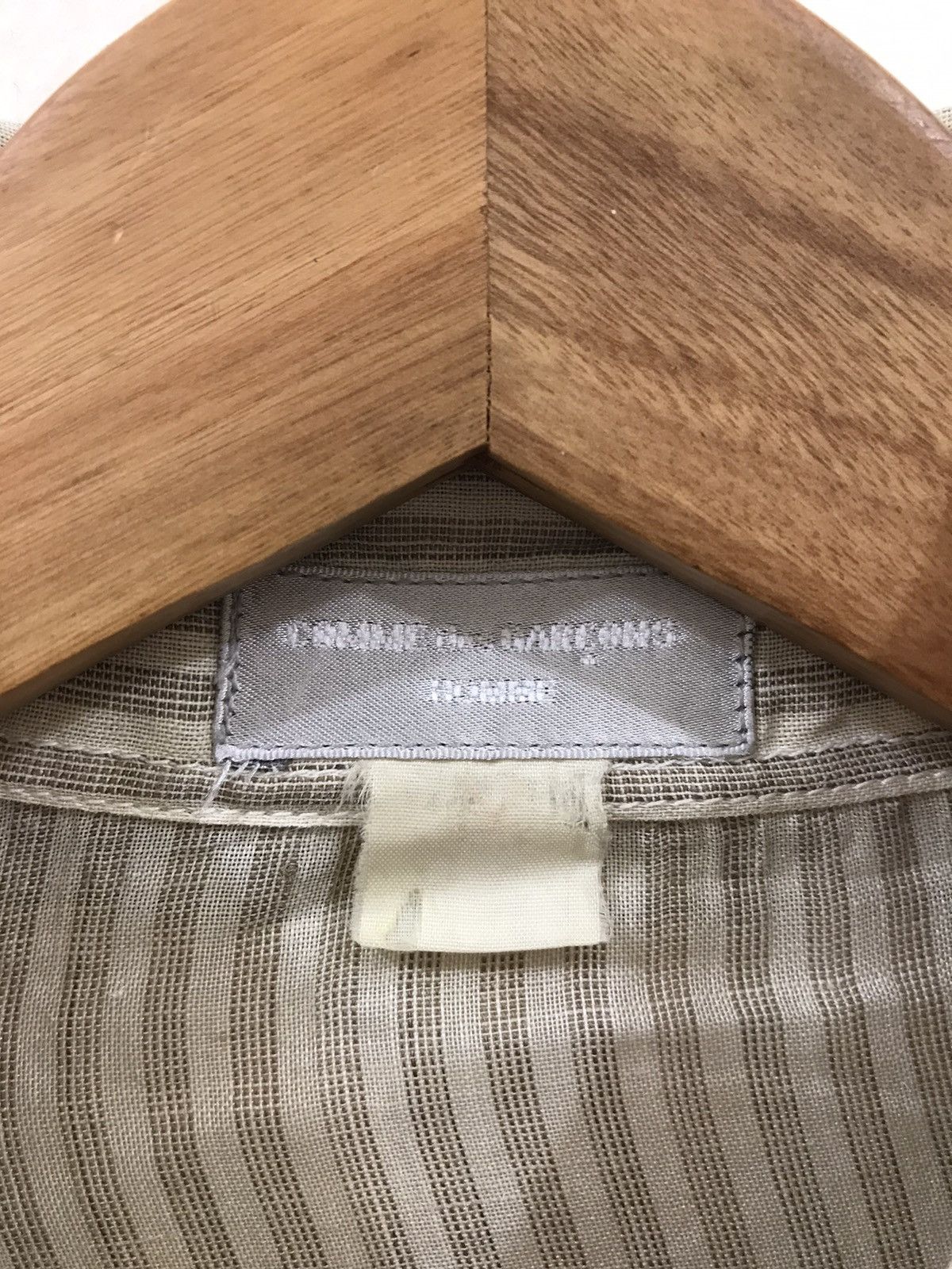 Comme des Garcons Homme 80s Comme des garcons Homme Linen Shirt Size US XXL / EU 58 / 5 - 7 Thumbnail