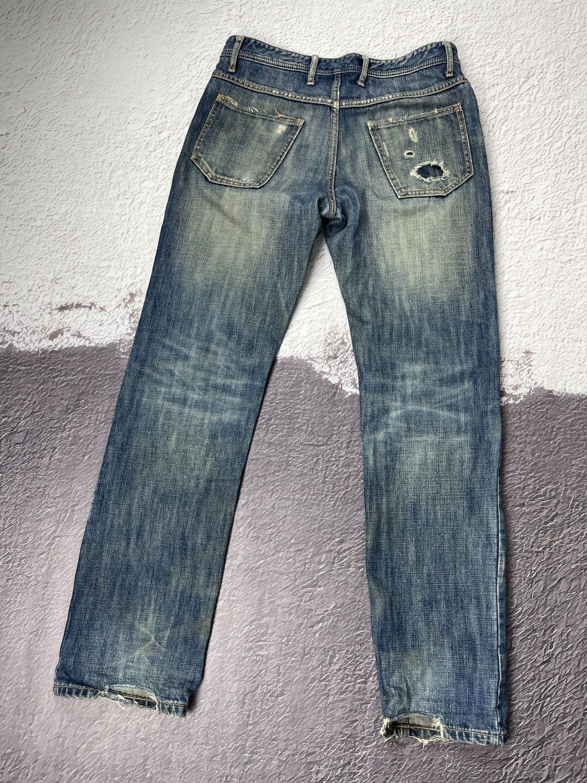 Japanese Brand × RAGEBLUE Rageblue Japanese distressed vintage denim jeans pants Size US 32 / EU 48 - 2 Thumbnail