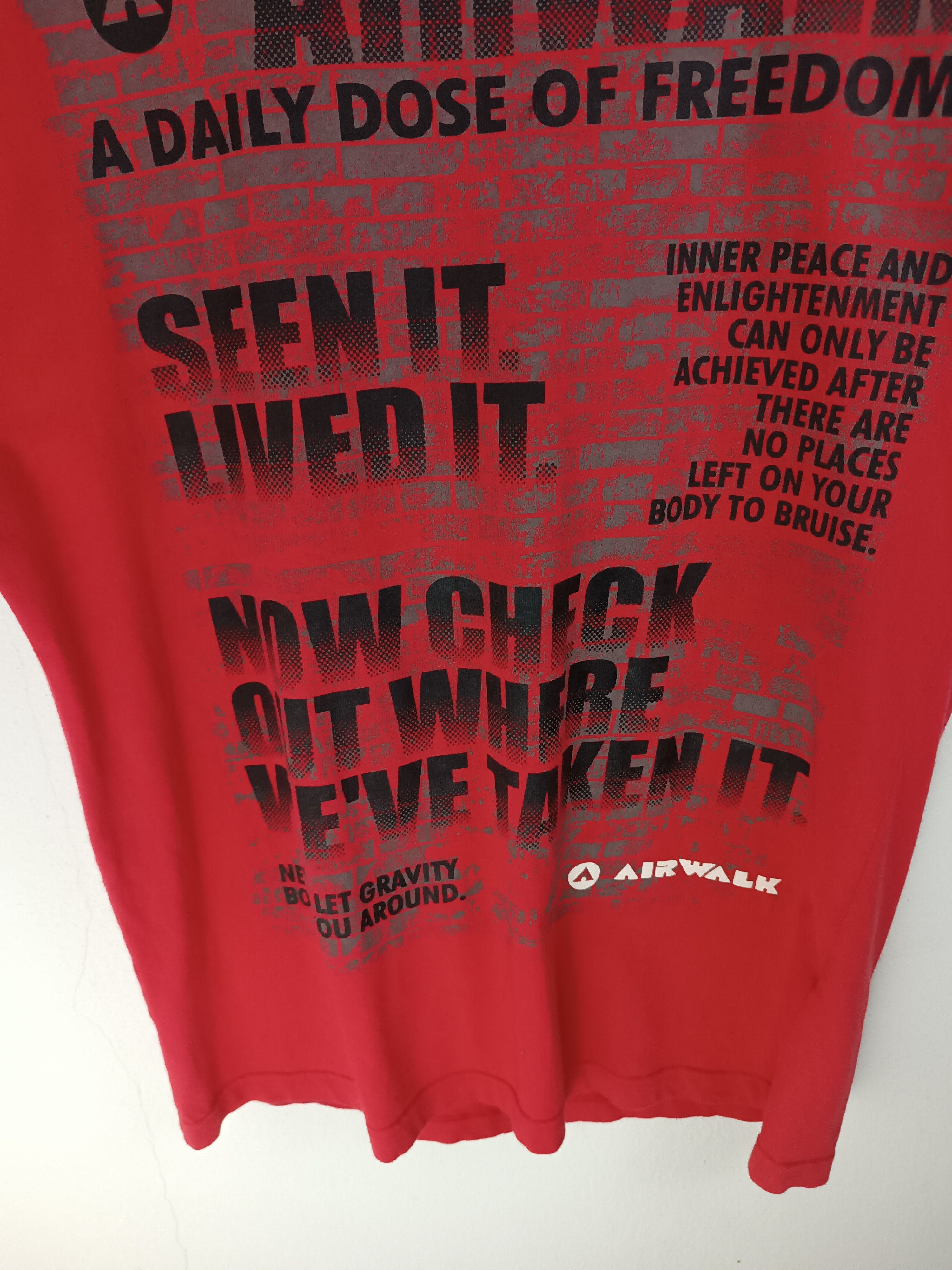 Airwalk VINTAGE Y2K AIRWALK STYLE POEM QUOTE THIS IS Y2K VERY RARE Size US M / EU 48-50 / 2 - 6 Thumbnail