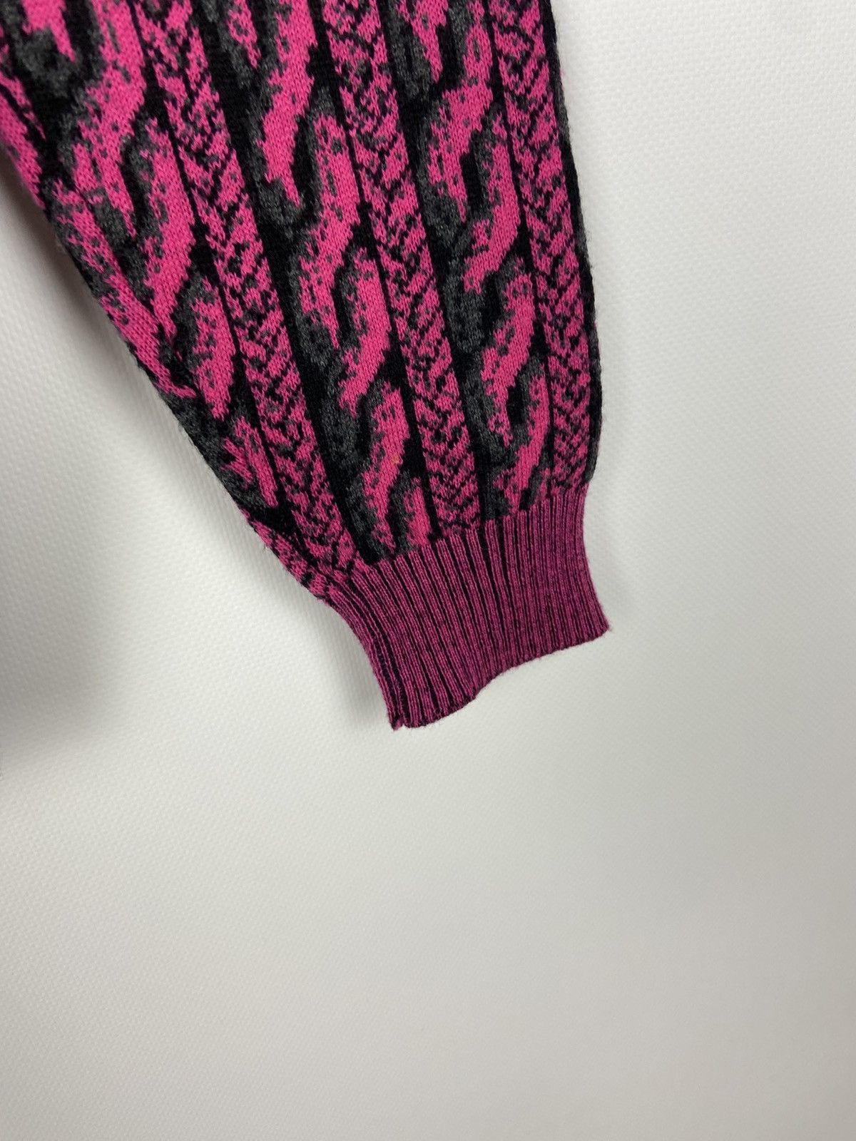 Designer × Moschino RRP$ 400 Moschino Couture Virgin Wool Pink Womens Sweater Size S / US 4 / IT 40 - 20 Thumbnail