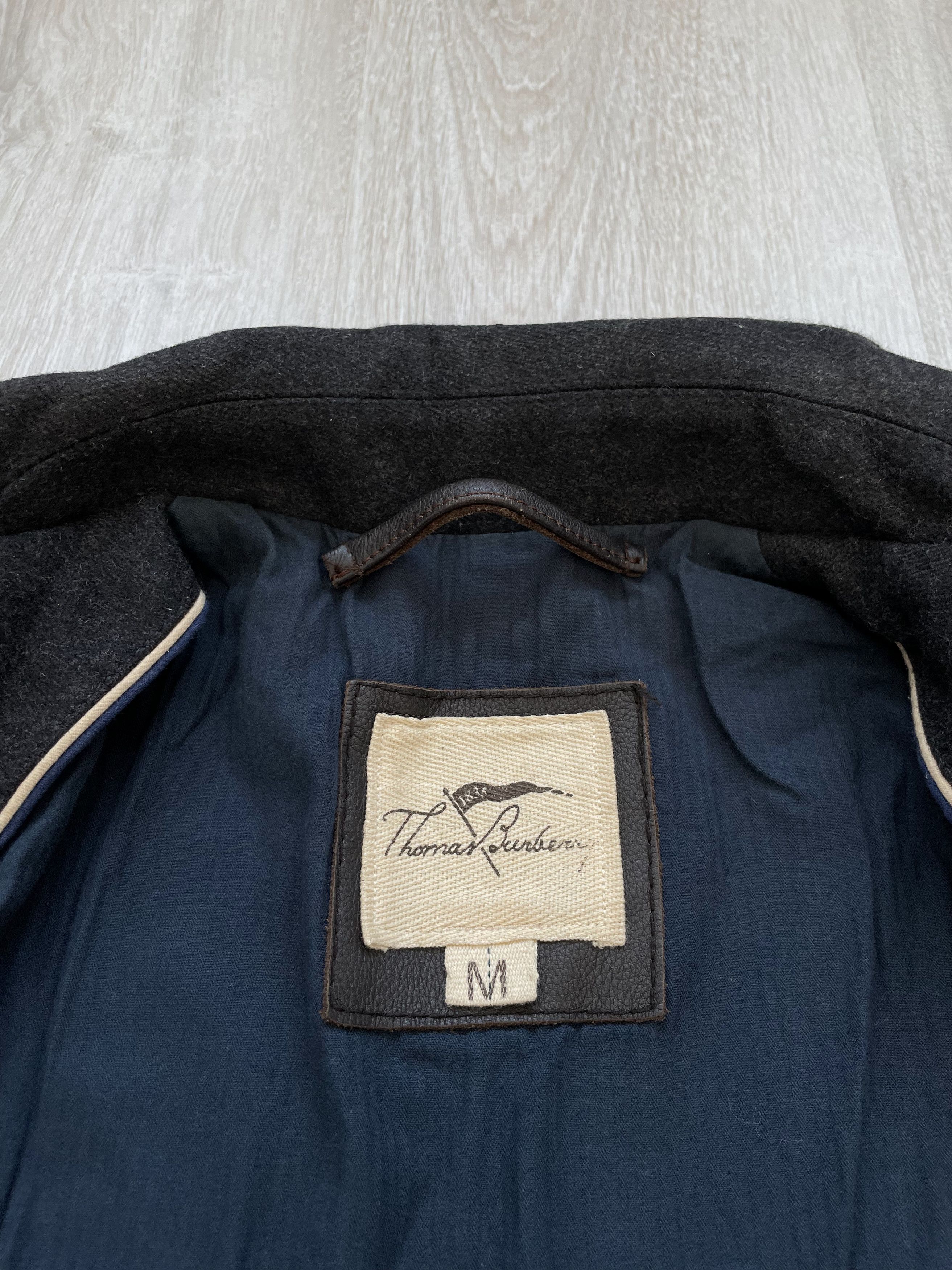 Burberry Thomas Burberry Wool Grey Coat Luxury Size M / US 6-8 / IT 42-44 - 6 Thumbnail