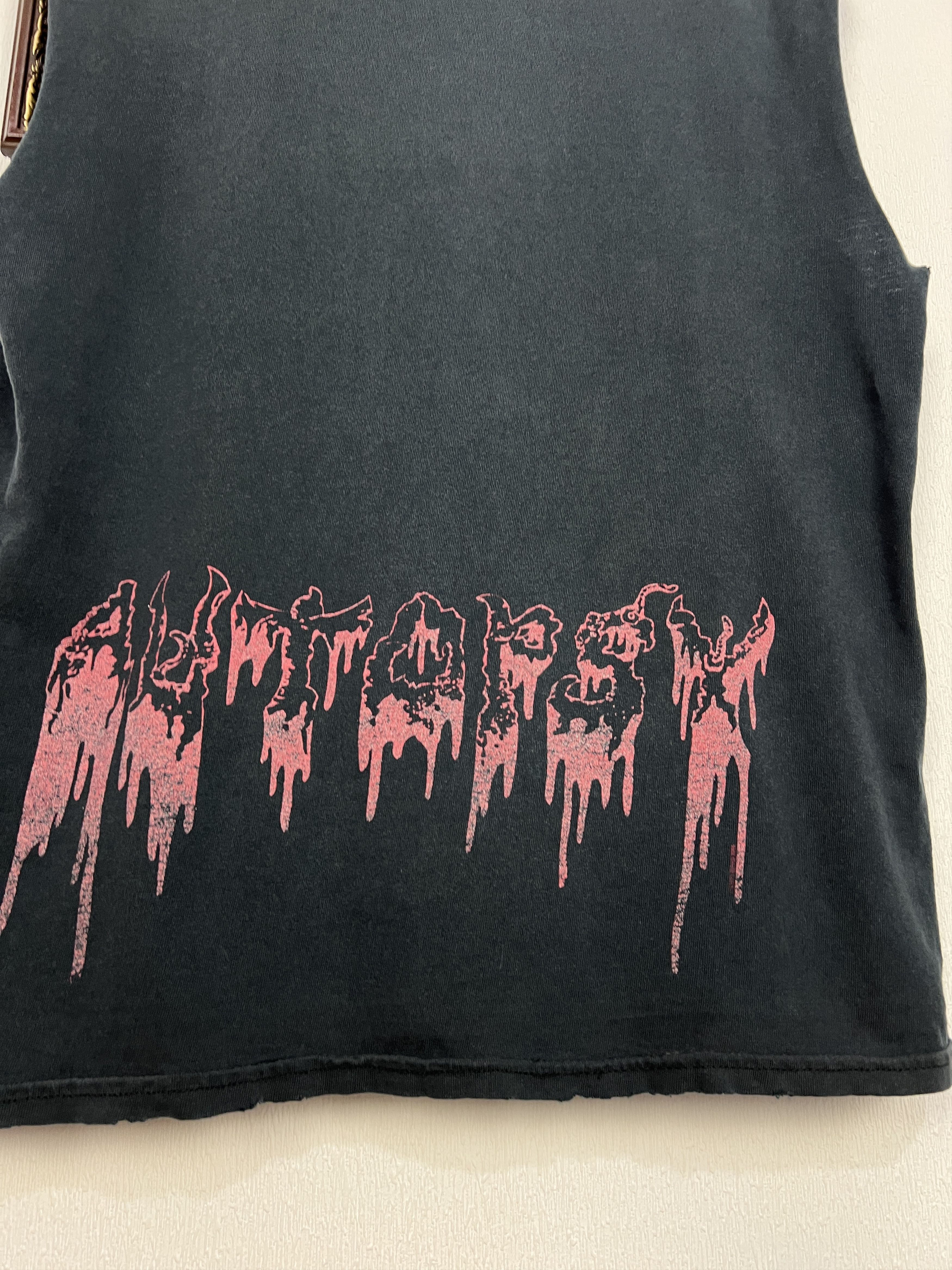 Vintage Vintage Autopsy Mental Funeral Death Metal Over Print Vest Size US L / EU 52-54 / 3 - 16 Thumbnail