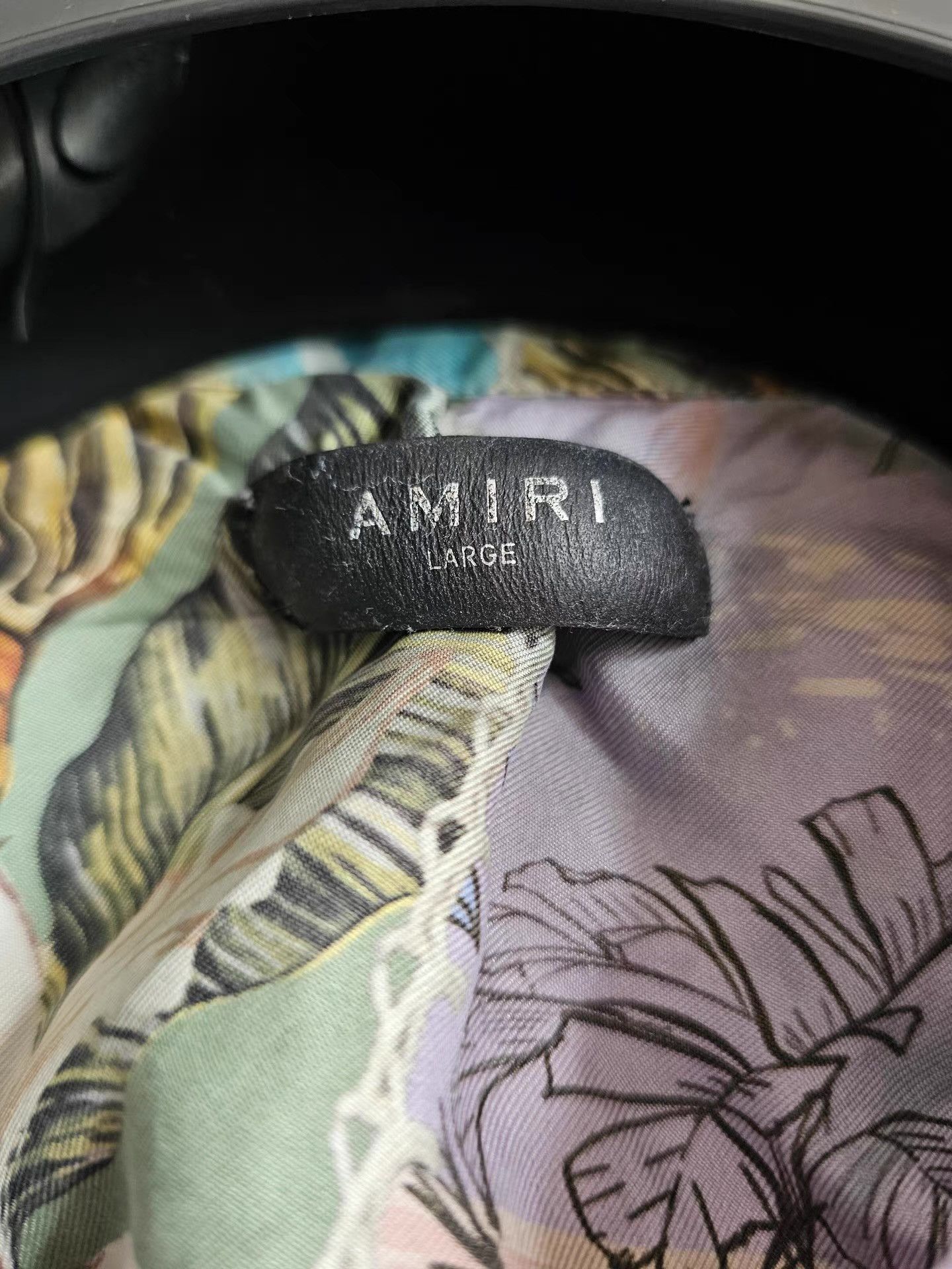 Amiri AMIRI short-sleeve shirt with coconut tree print, mulberry Size US L / EU 52-54 / 3 - 3 Thumbnail
