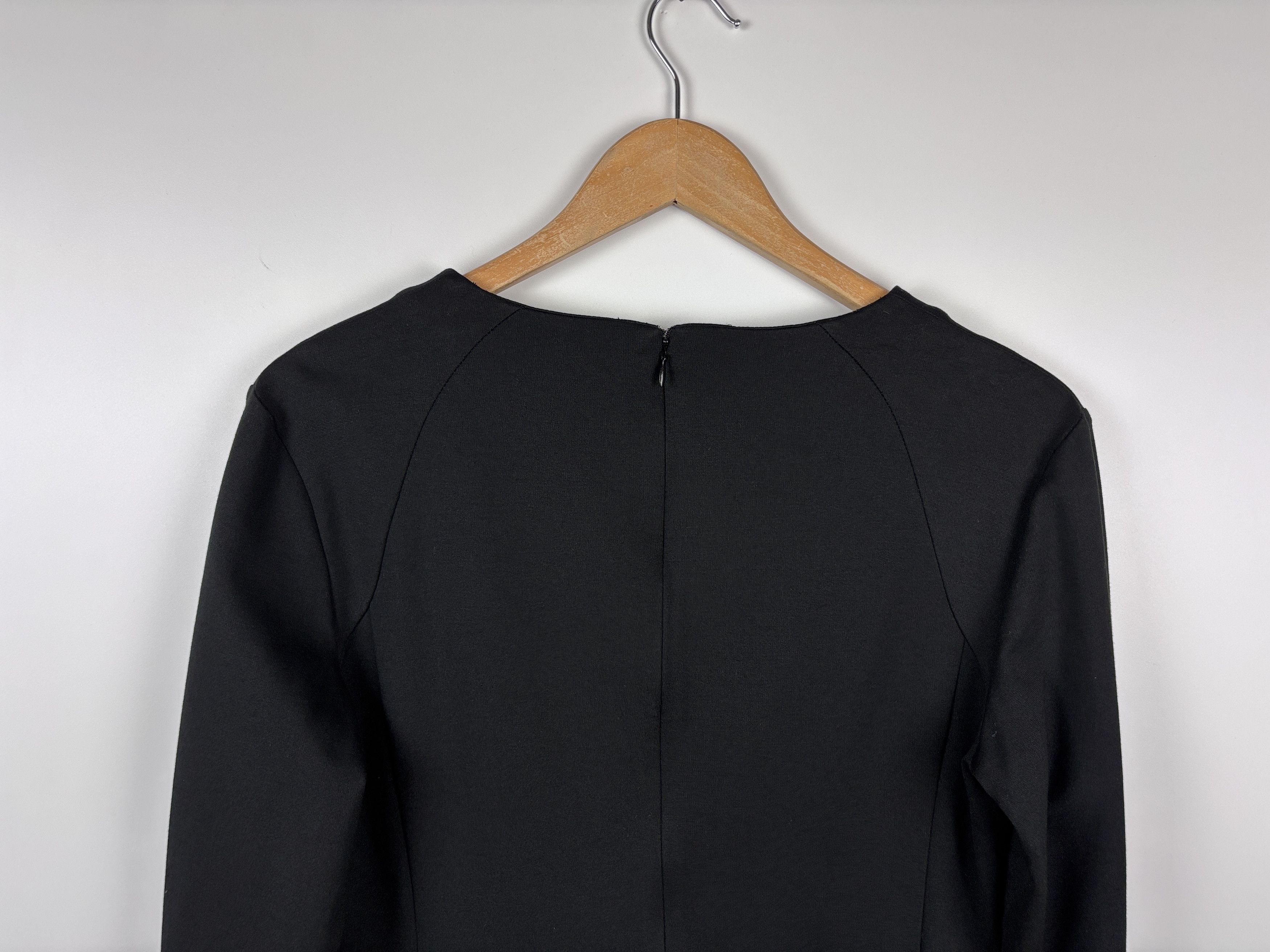 Versace × Versace Jeans Couture Womens Versace Jeans Long Sleeve Dress Black Size US 10 Size L / US 10 / IT 46 - 7 Thumbnail