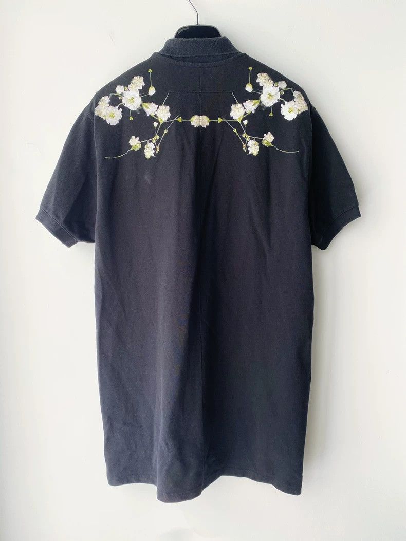 Givenchy Givenchy Floral Printed Black Short Sleeve Polo Size US XS / EU 42 / 0 - 2 Thumbnail