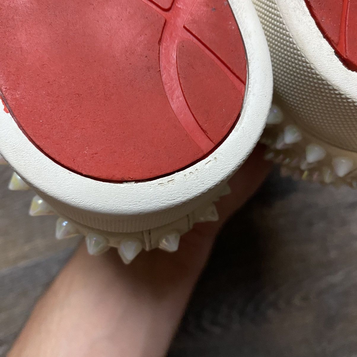 Japanese Brand Christian Louboutin Slip On Sneakers Size 38 Size US 8 / IT 38 - 8 Thumbnail