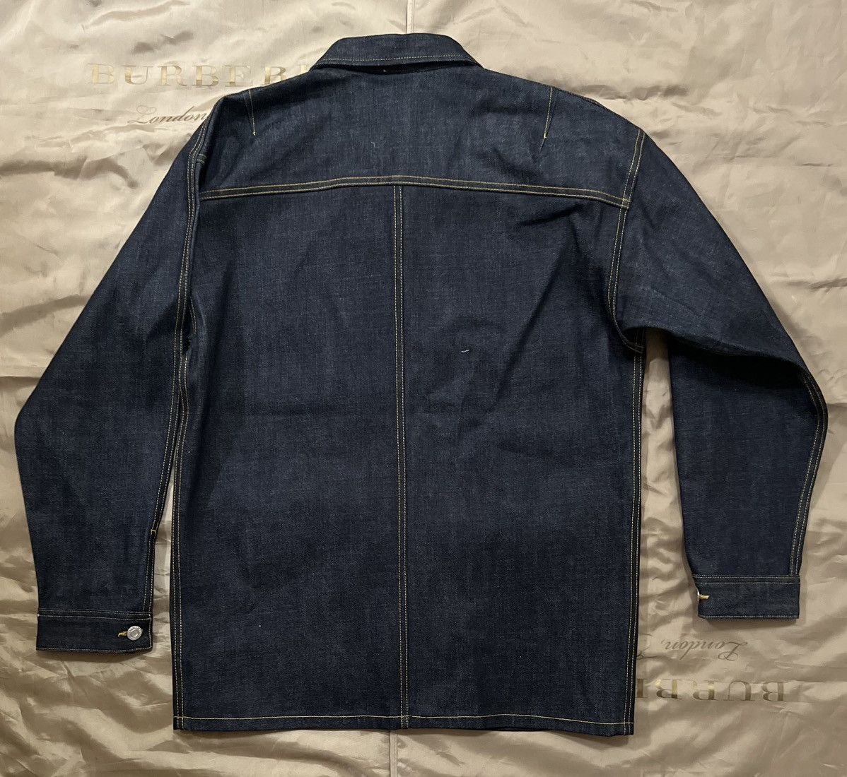 Fear of God Fear of God Raw Selvedge Denim Long Jacket Raw Indigo size S Size US S / EU 44-46 / 1 - 11 Thumbnail