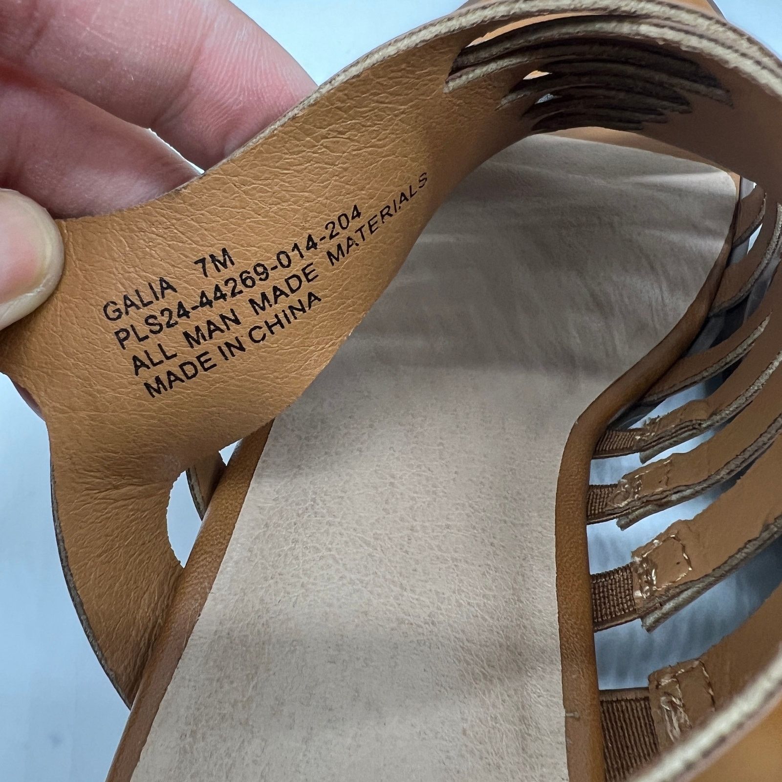 Other Frye and Co. Womens Galia Heeled Sandals Brown Tan Size 7M Size US 7 / IT 37 - 8 Thumbnail