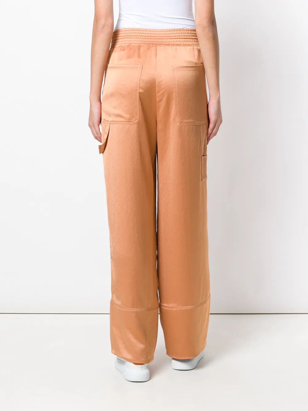 Off-White o1y1225 Palazzo Pant in Sand Size 27" / US 4 / IT 40 - 3 Thumbnail
