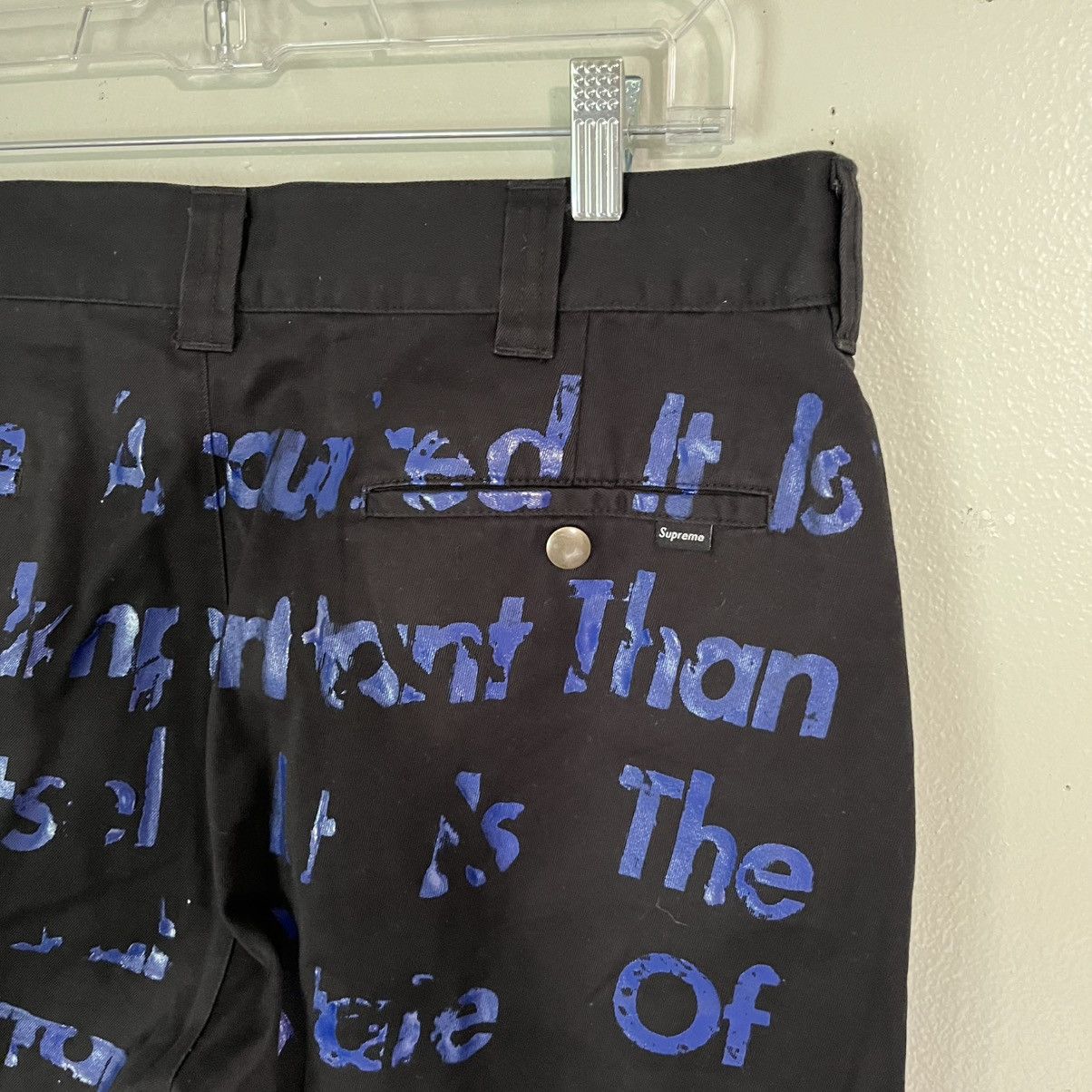 Junya Watanabe × Supreme Paint Poem Pants Size US 32 / EU 48 - 3 Thumbnail