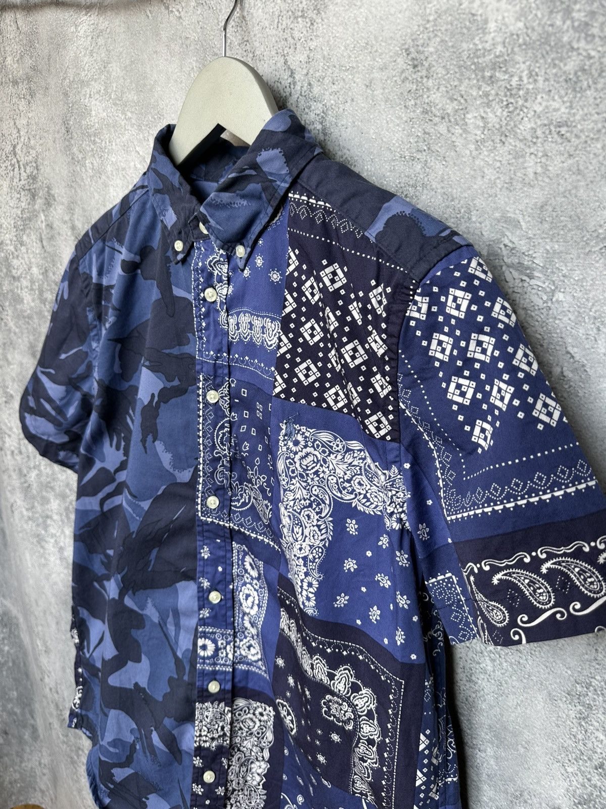 Ralph Lauren Ralph Lauren Bandana Shirt Button Up Short Sleeve Size XL / US 12-14 / IT 48-50 - 6 Thumbnail