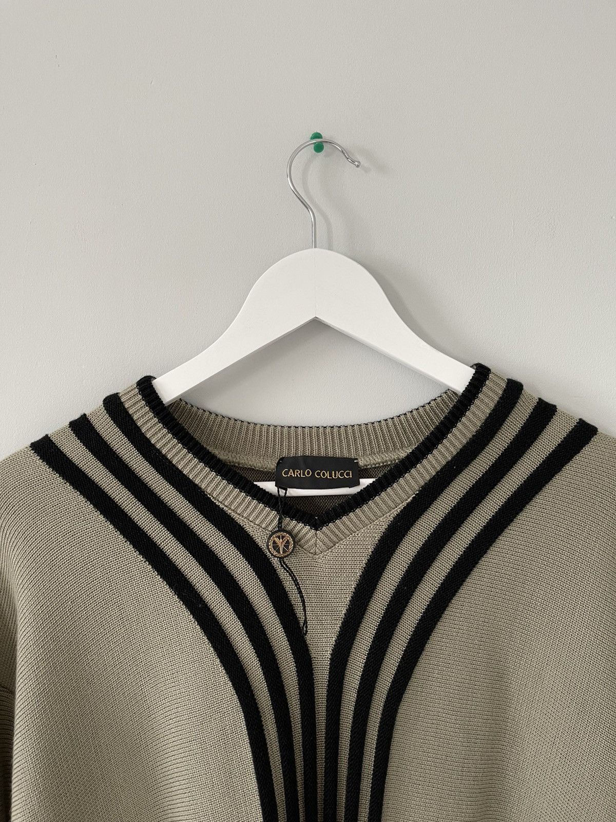 Carlo Colucci Carlo Colucci Abstract Geometric 3D Knit Sweater Jumper Size US XL / EU 56 / 4 - 6 Thumbnail