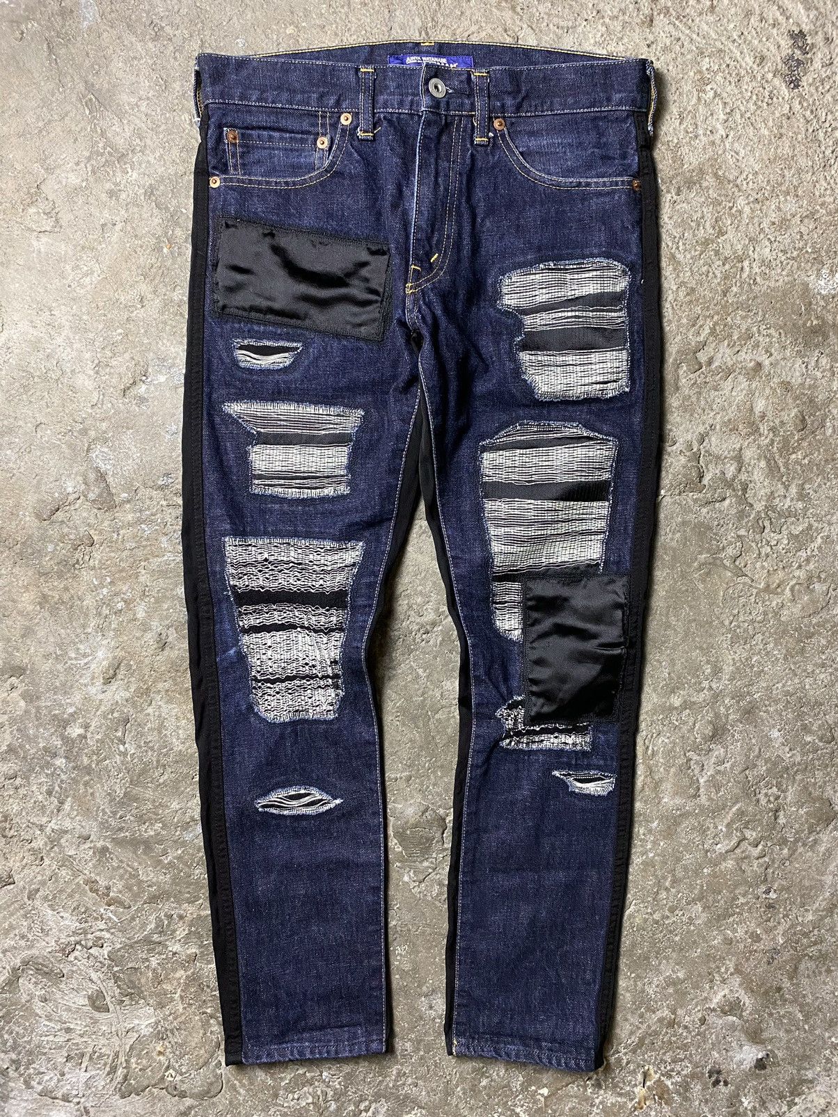Comme des Garcons Junya Watanabe CDG FW15 Distressed Denim Size US 30 / EU 46 - 2 Thumbnail