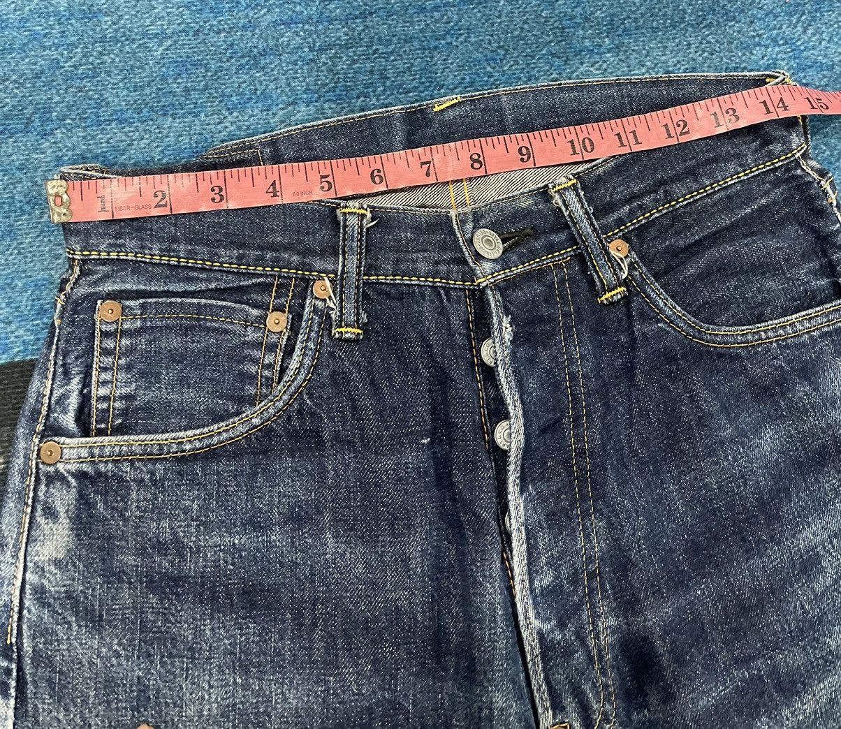 Evisu Vintage Evisu No.2 Selvedge Distressed Denim Pants Size US 29 - 13 Thumbnail