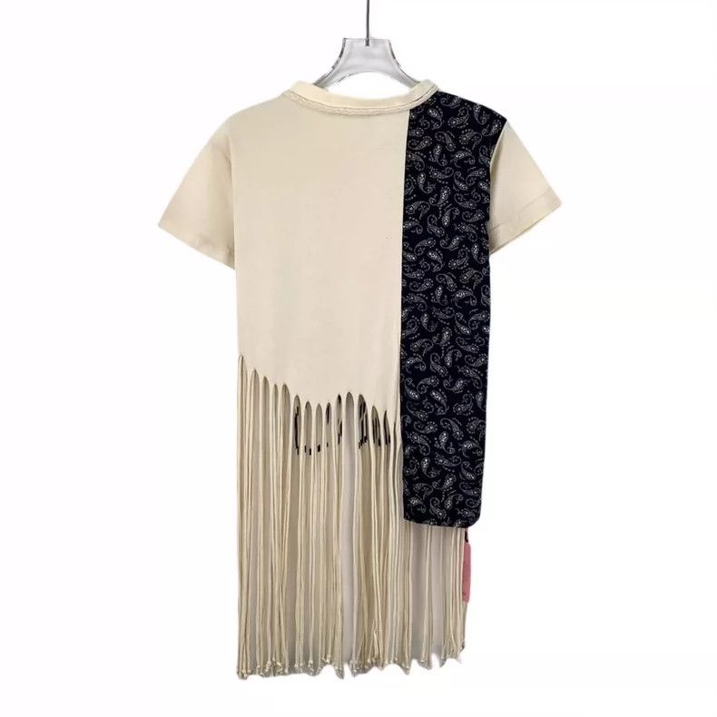 Loewe Loewe Light beige logo printed cotton round neck short sle Size S / US 4 / IT 40 - 2 Thumbnail