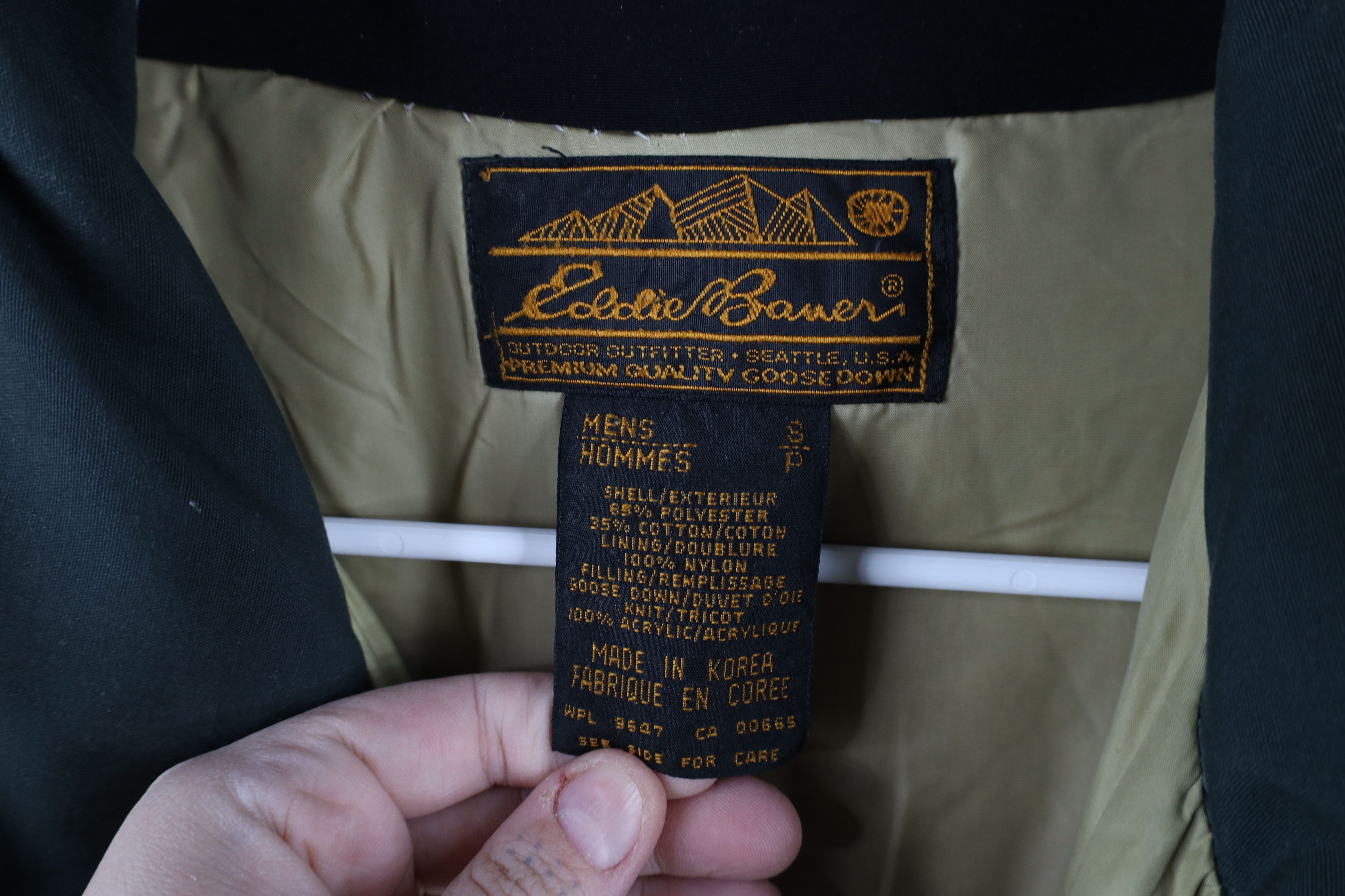 Eddie Bauer × Vintage Vintage 90s Eddie Bauer Duck Down Puffer Jacket Green Size US S / EU 44-46 / 1 - 12 Thumbnail
