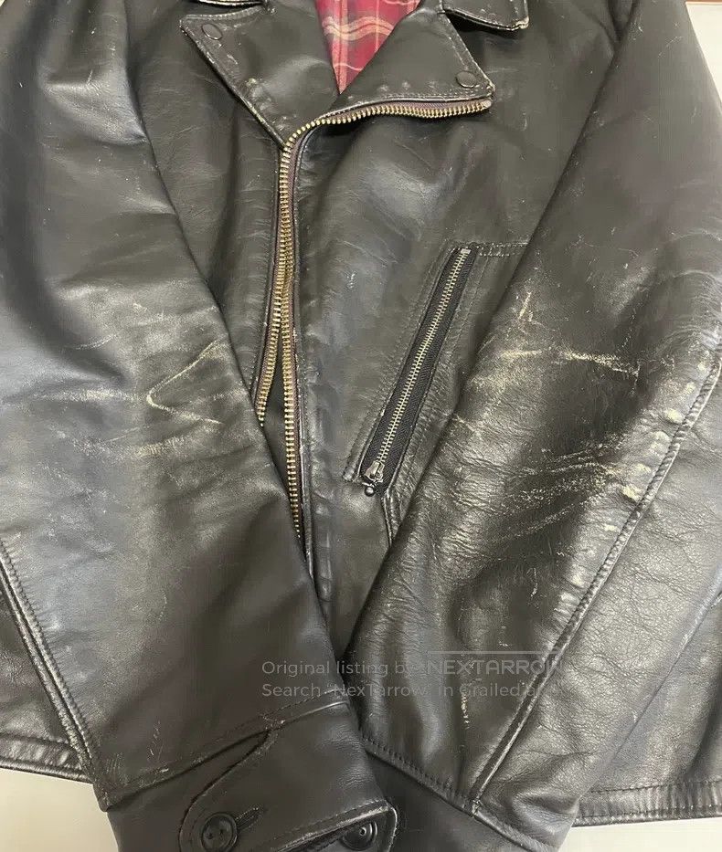 Schott Schott Heavy old leather clothes Size US L / EU 52-54 / 3 - 6 Thumbnail