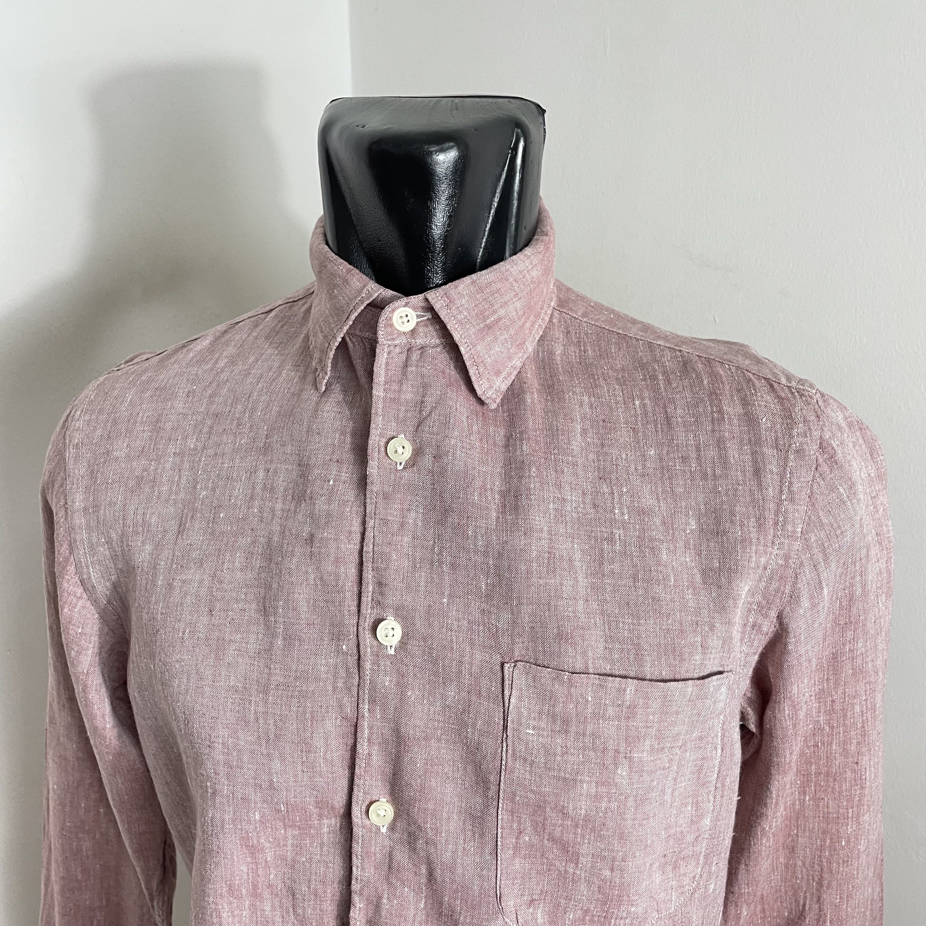 Japanese Brand × Uniqlo ⭐️SALE⭐️ [M] UNIQLO LINEN COTTON SHIRT Size US M / EU 48-50 / 2 - 2 Thumbnail