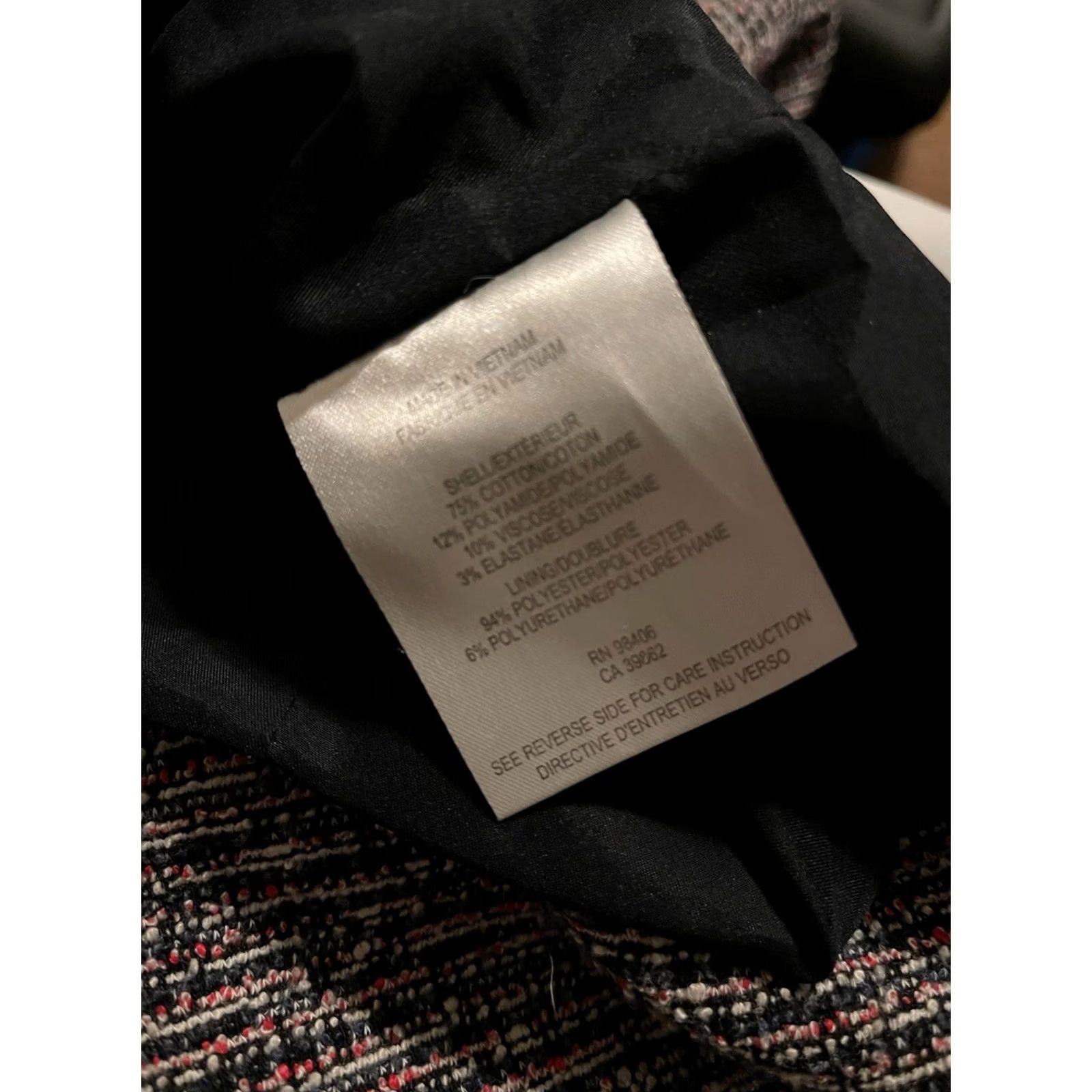Theory Theory Kinde Prospect Space Tweed Moto Zip Jacket Multicolor Women's 4 Jacket Mens Womens? Size S / US 4 / IT 40 - 6 Thumbnail