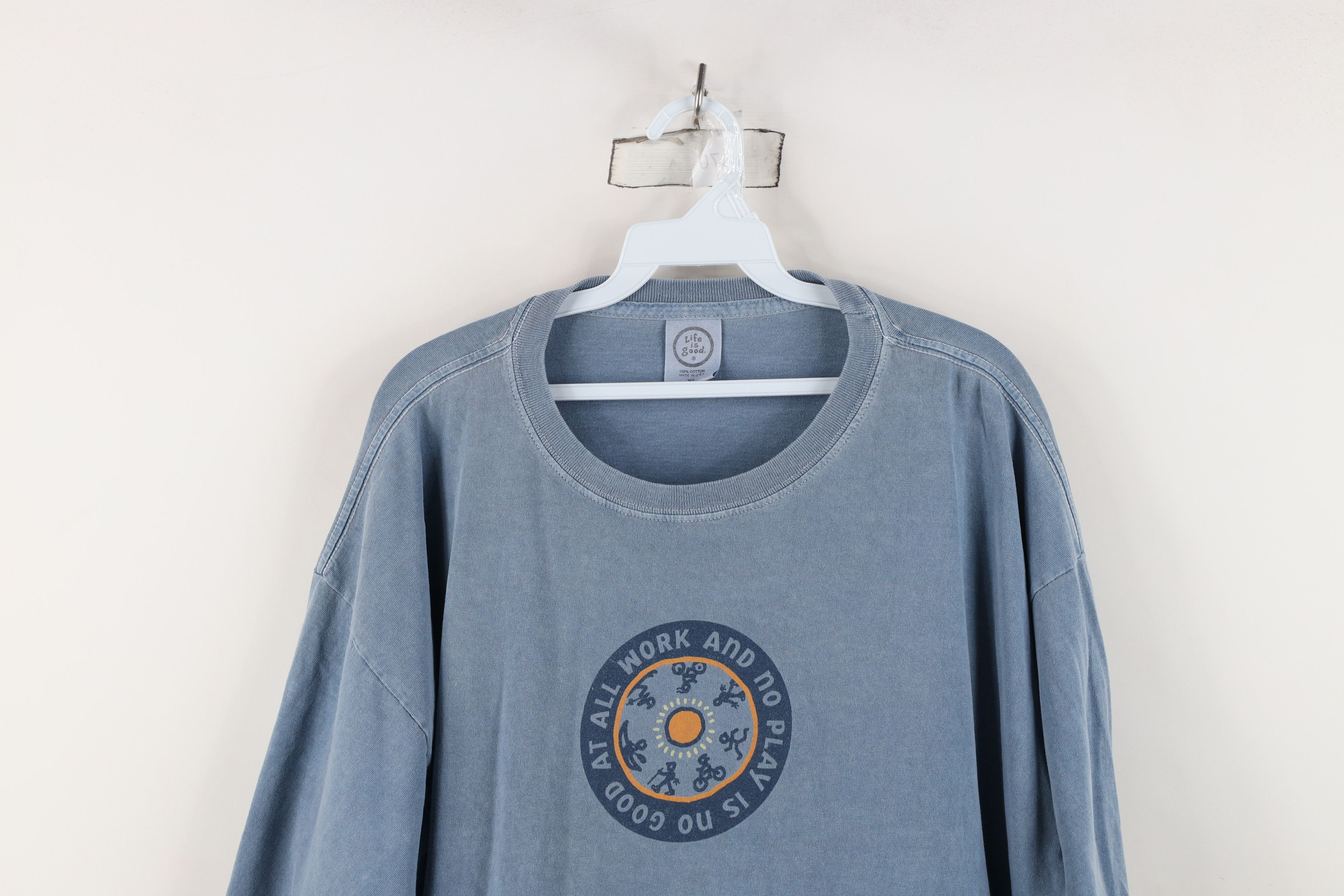 Life is Good Vintage Life Is Good No Play Is No Good At All T-Shirt USA Size US XL / EU 56 / 4 - 2 Thumbnail