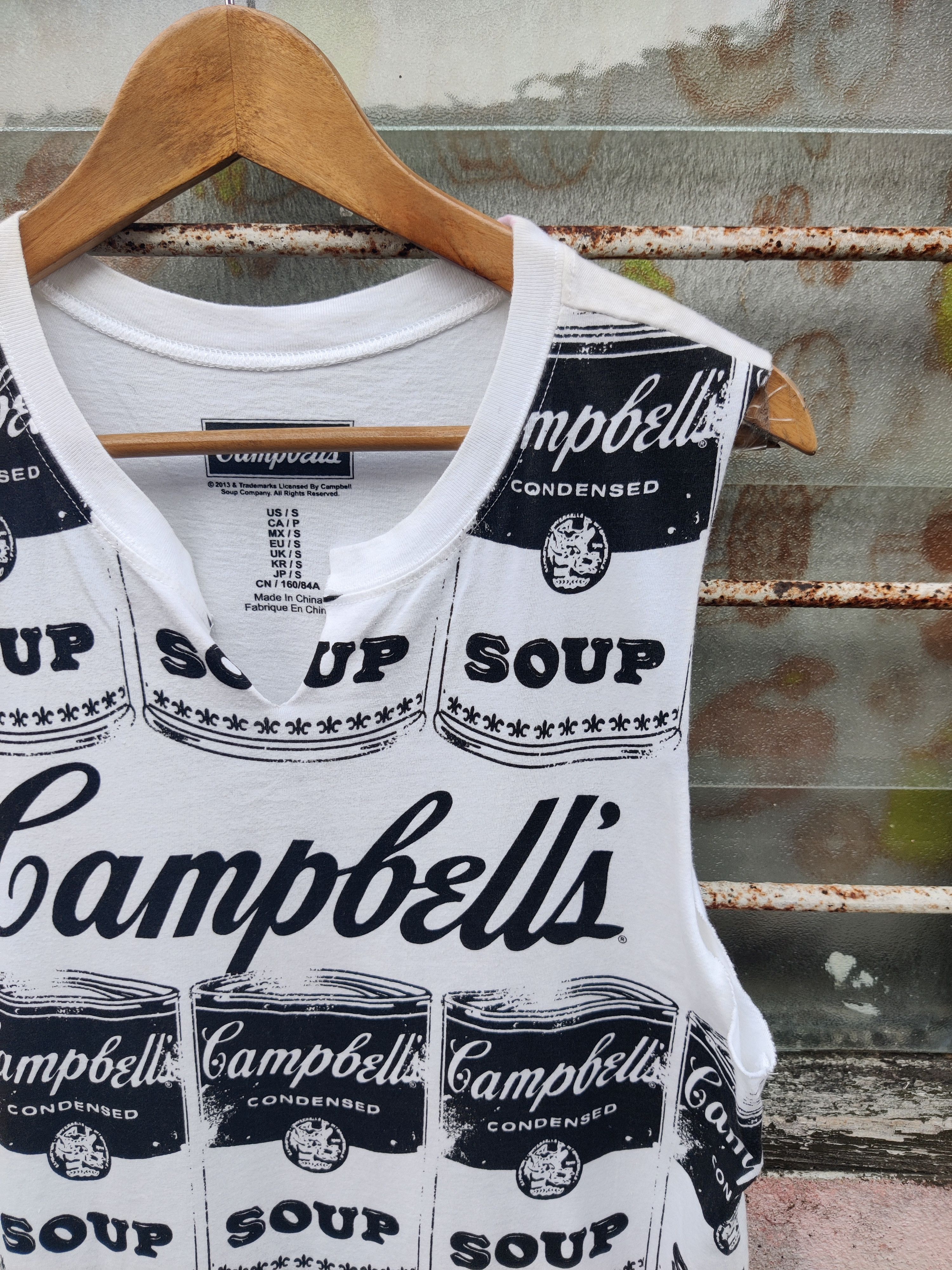 Forever 21 Campbell's Punk Over Print Sleveless Shirt Size US S / EU 44-46 / 1 - 3 Thumbnail