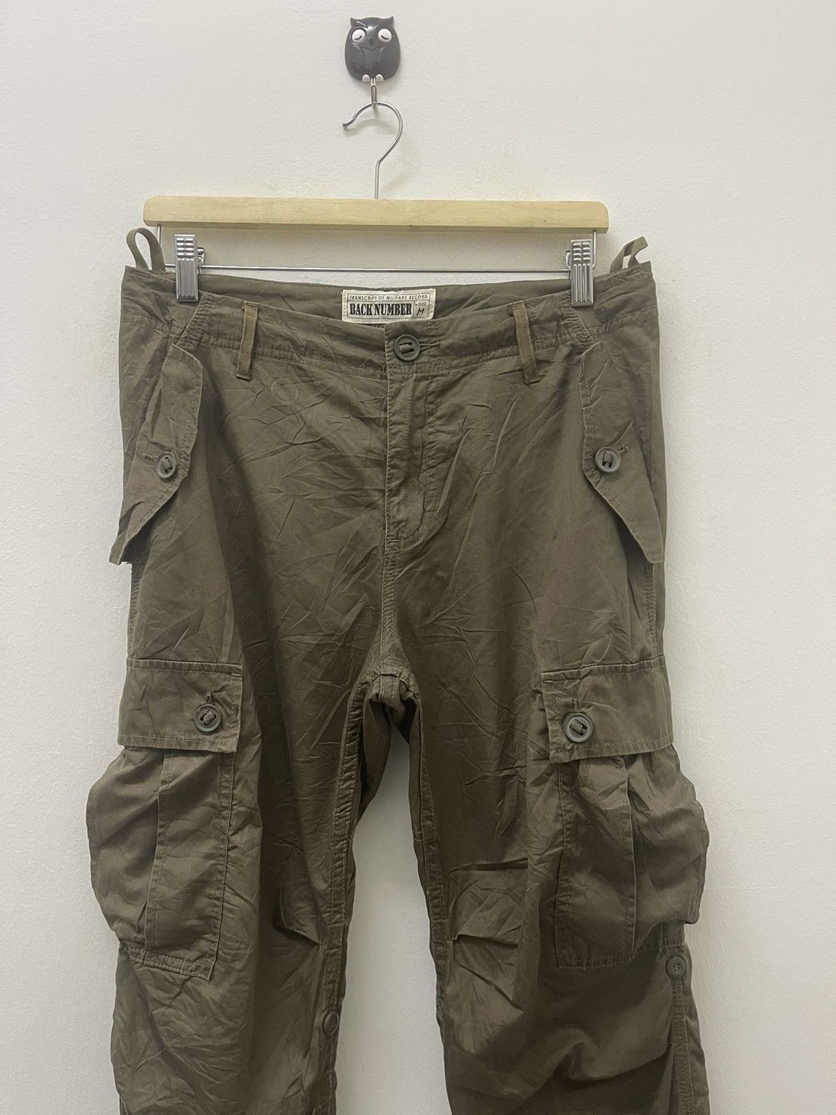If Six Was Nine Rare BACK NUMBER Cargo Military 2 Ways Pant Size US 31 - 6 Thumbnail