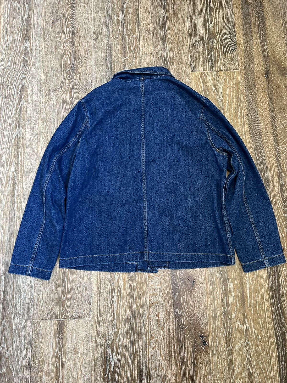 Merz B. Schwanen Merz b. Schwanen CROPPED WORKER'S DENIM JACKET Size US XL / EU 56 / 4 - 2 Thumbnail