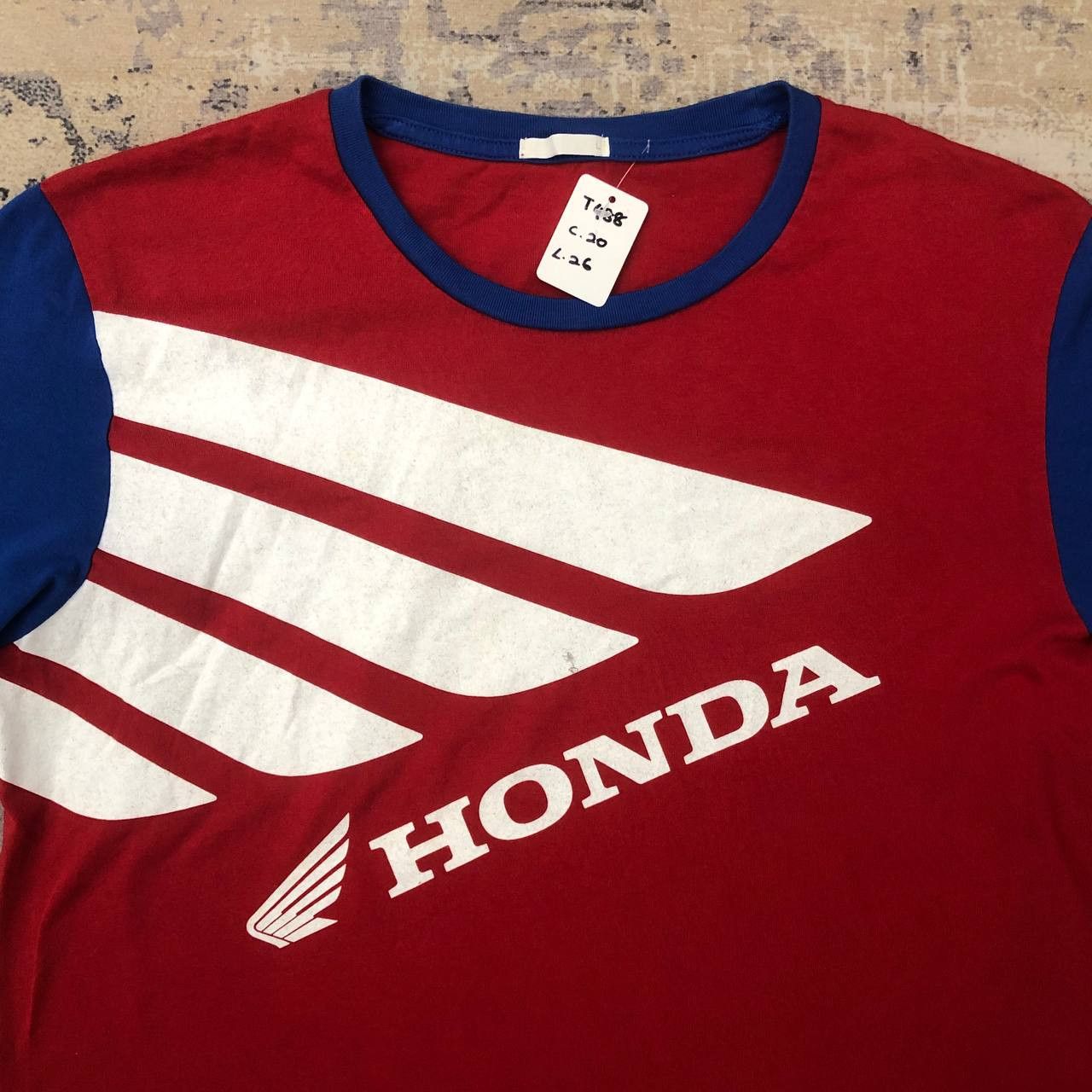 Japanese Brand T488 HONDA LOGO TEE Size US M / EU 48-50 / 2 - 3 Thumbnail