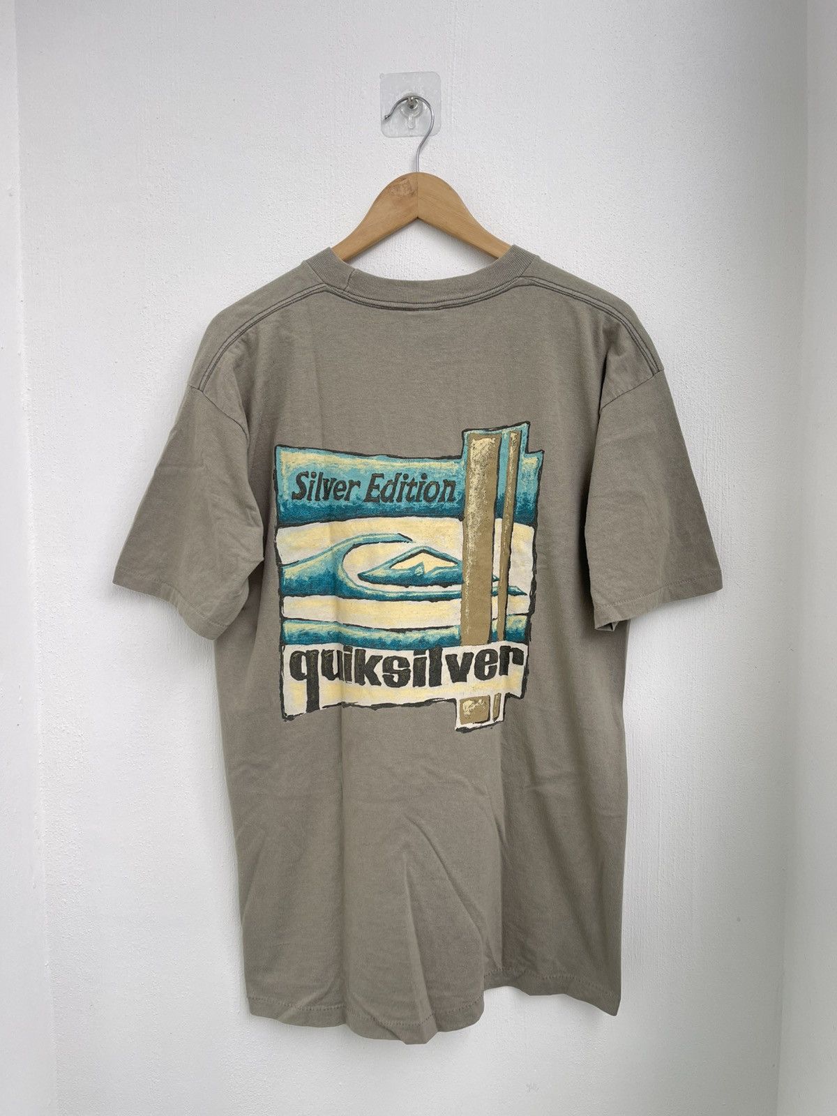 Quiksilver Vintage 90s Quiksilver tee Size US L / EU 52-54 / 3 - 2 Thumbnail